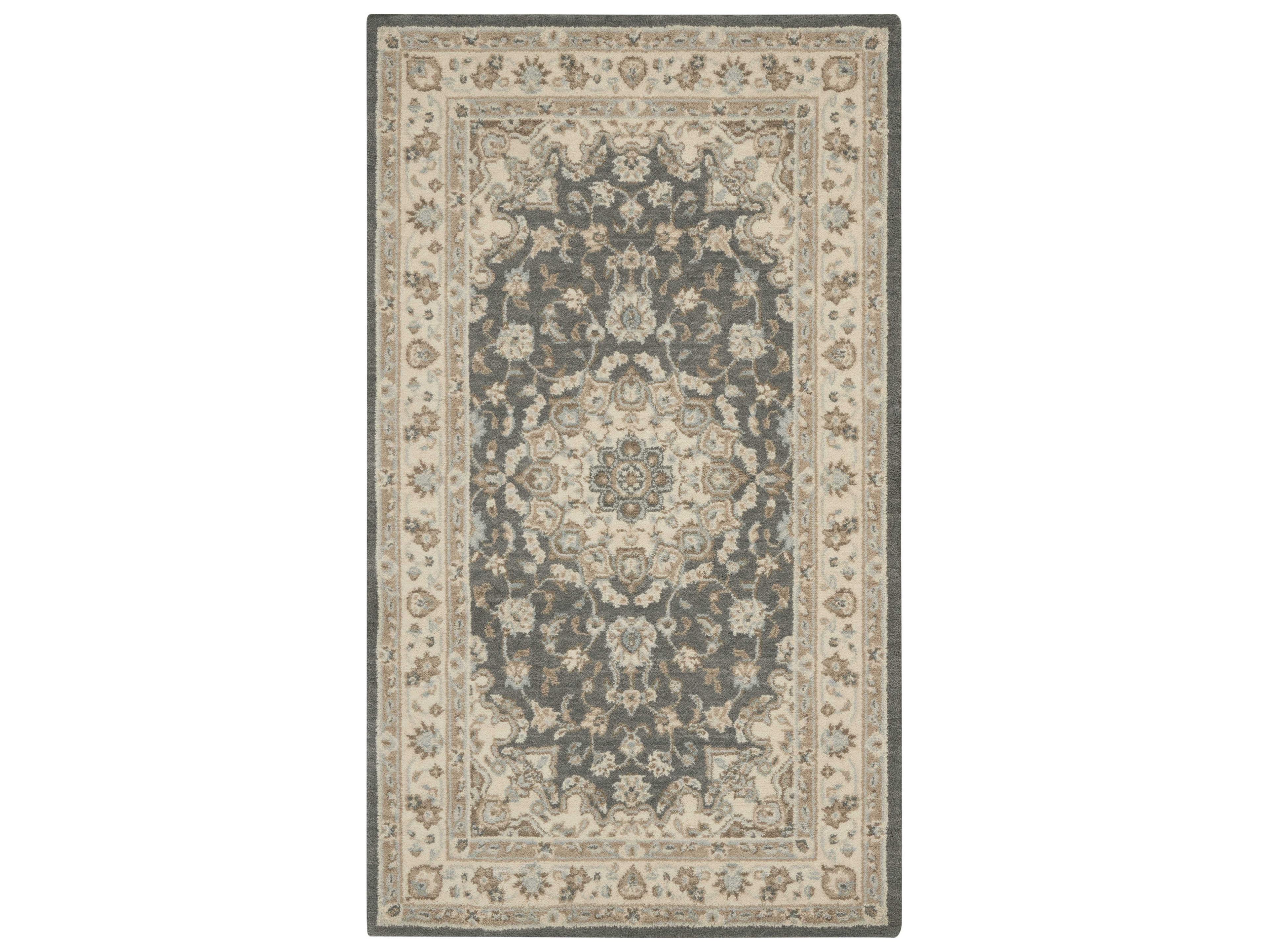 Living Treasures Bordered Area Rug