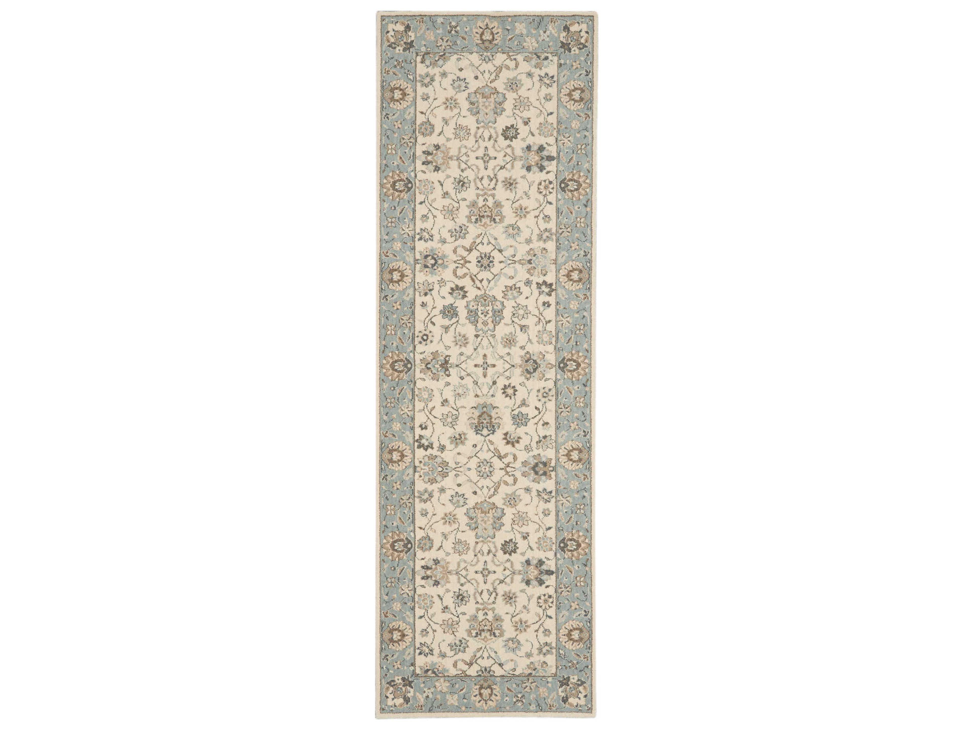 Living Treasures Bordered Area Rug
