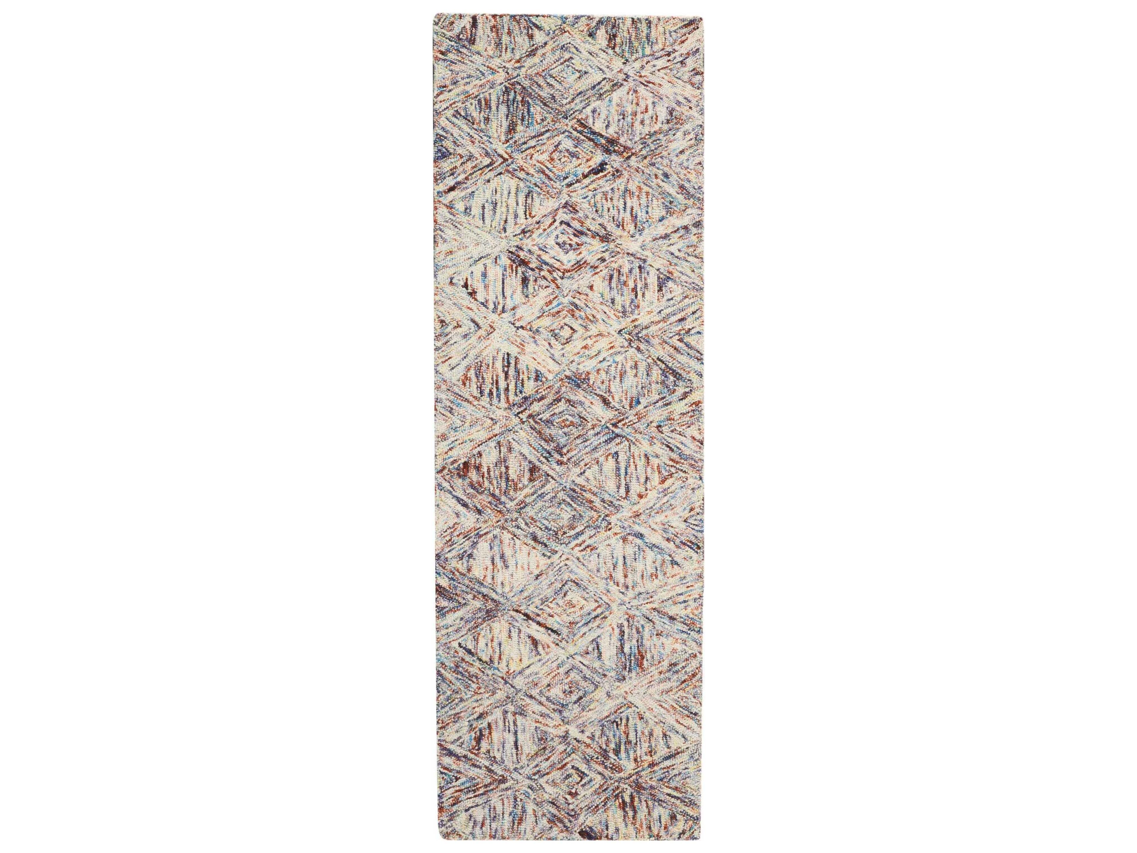 Linked Geometric Runner Area Rug
