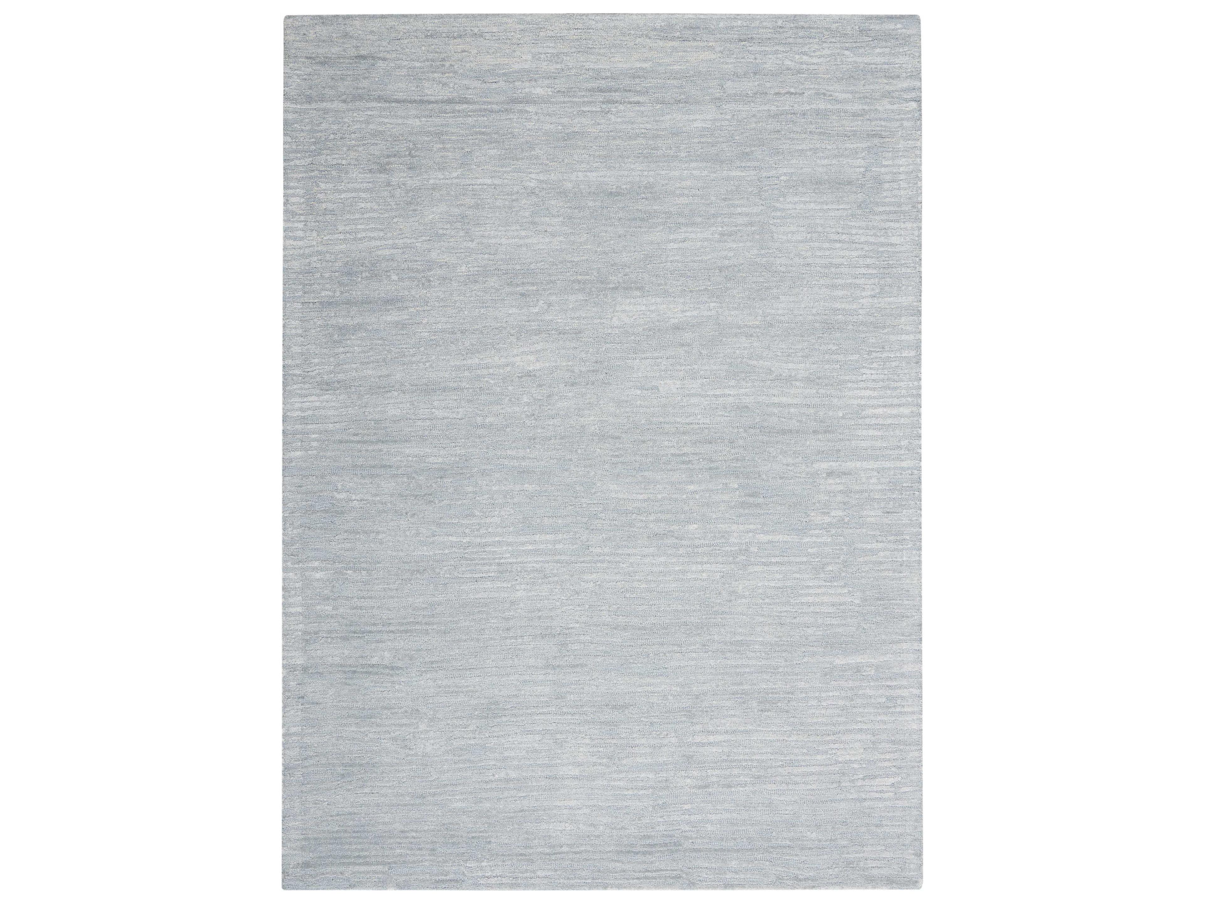 Linear Area Rug Modern Abstract Light Blue