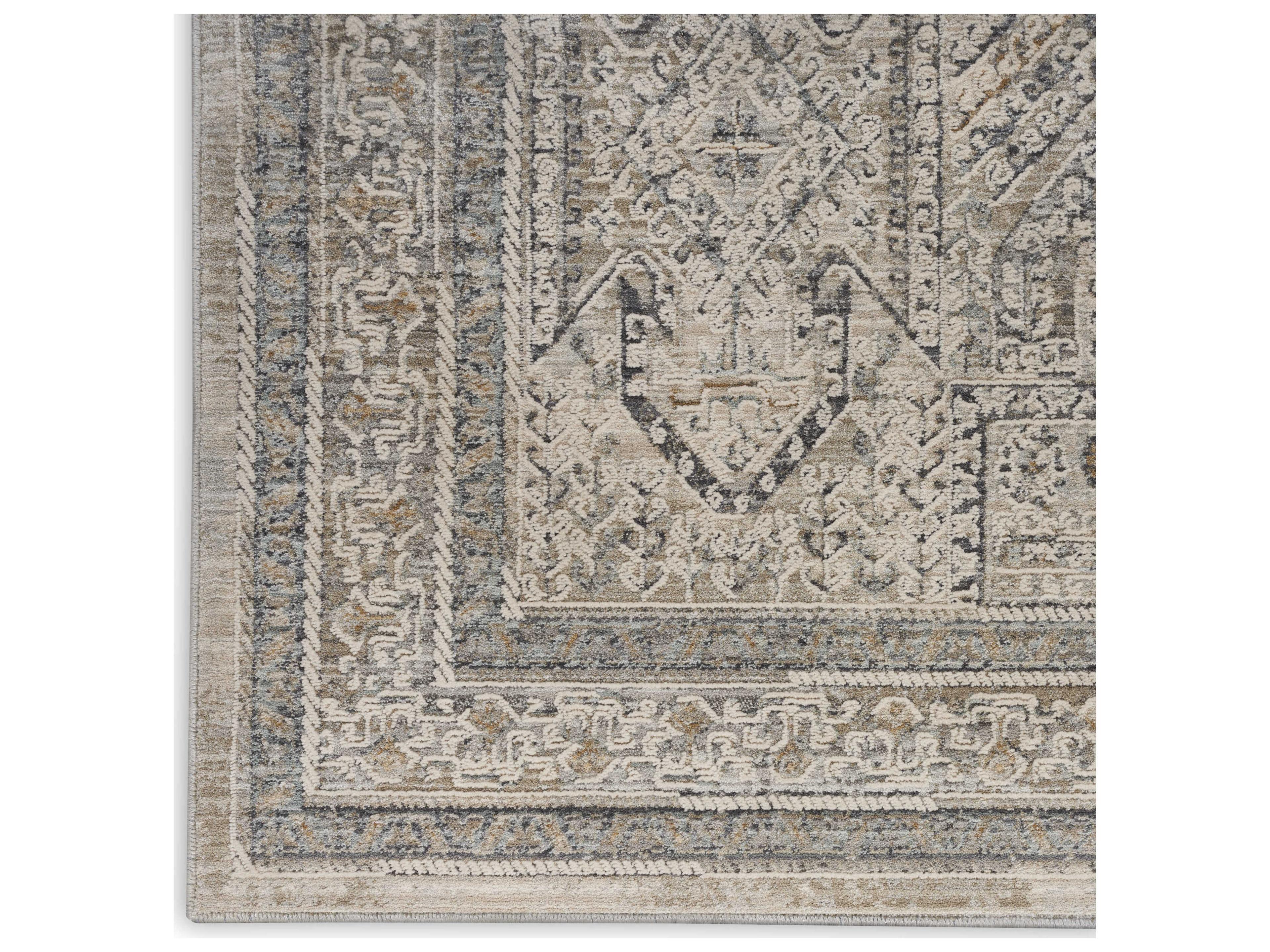 Nourison Lynx Bordered Runner Area Rug