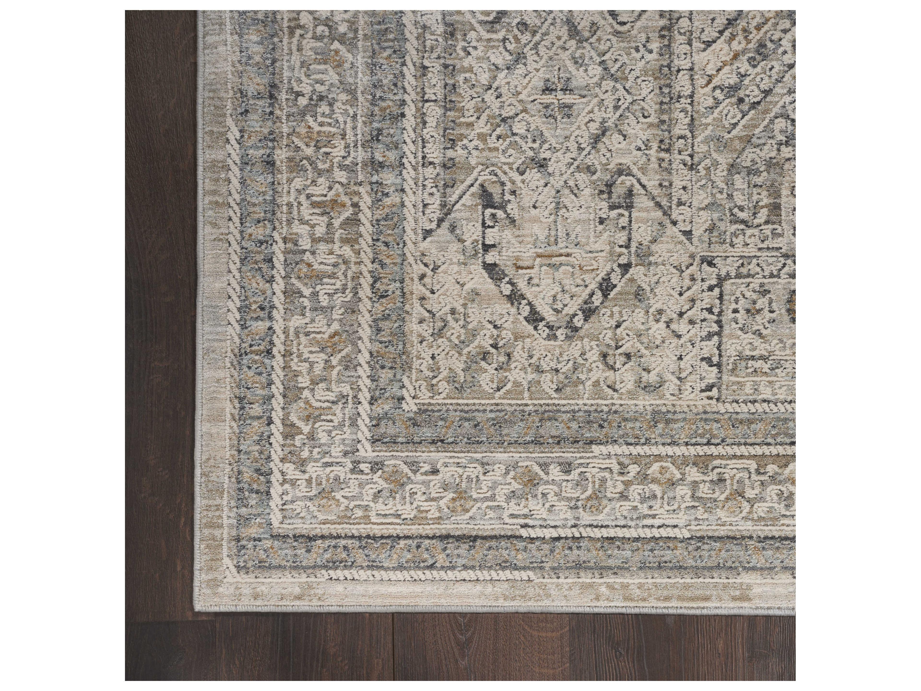 Nourison Lynx Bordered Runner Area Rug