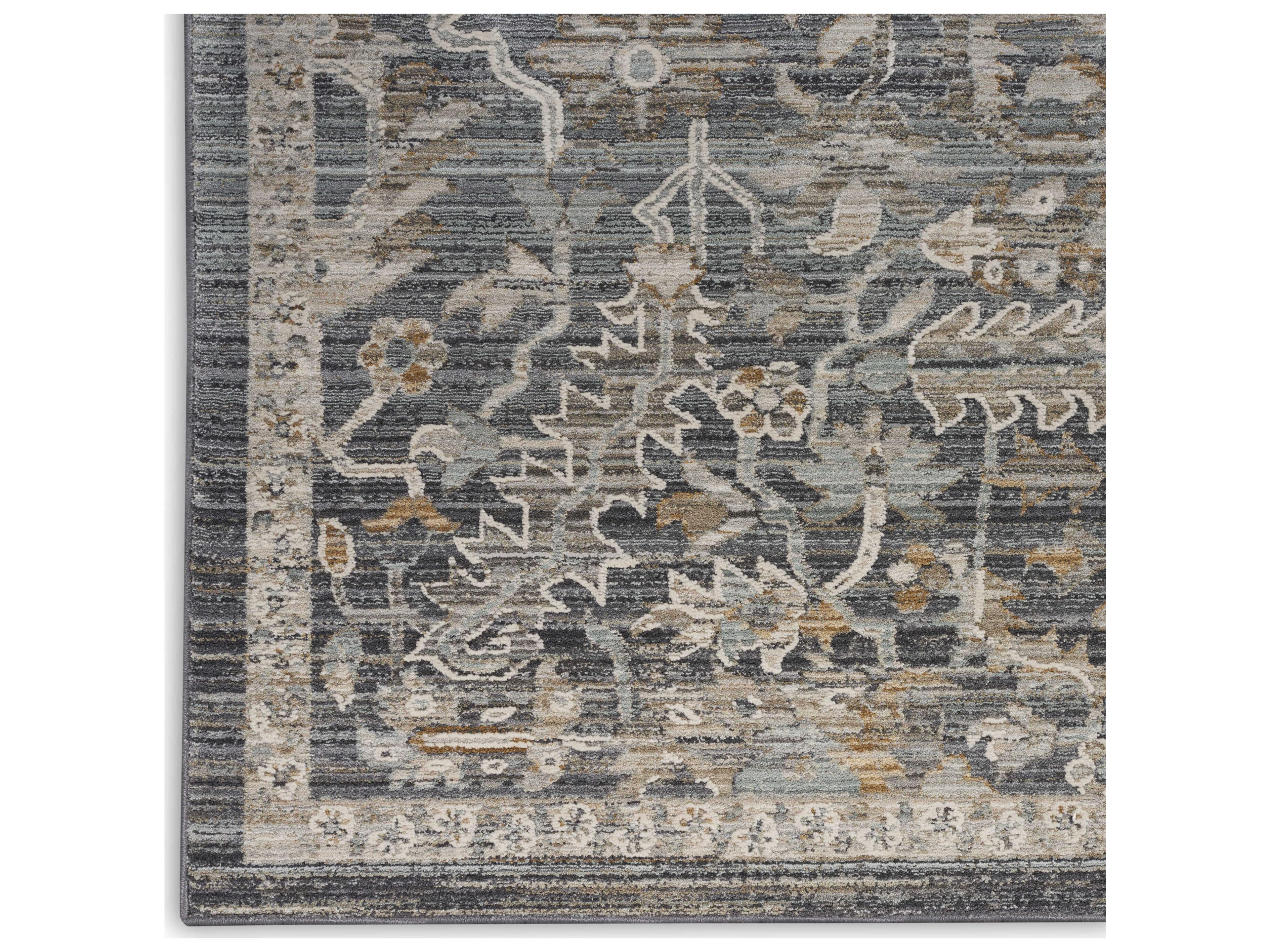 Nourison Lynx Bordered Runner Area Rug
