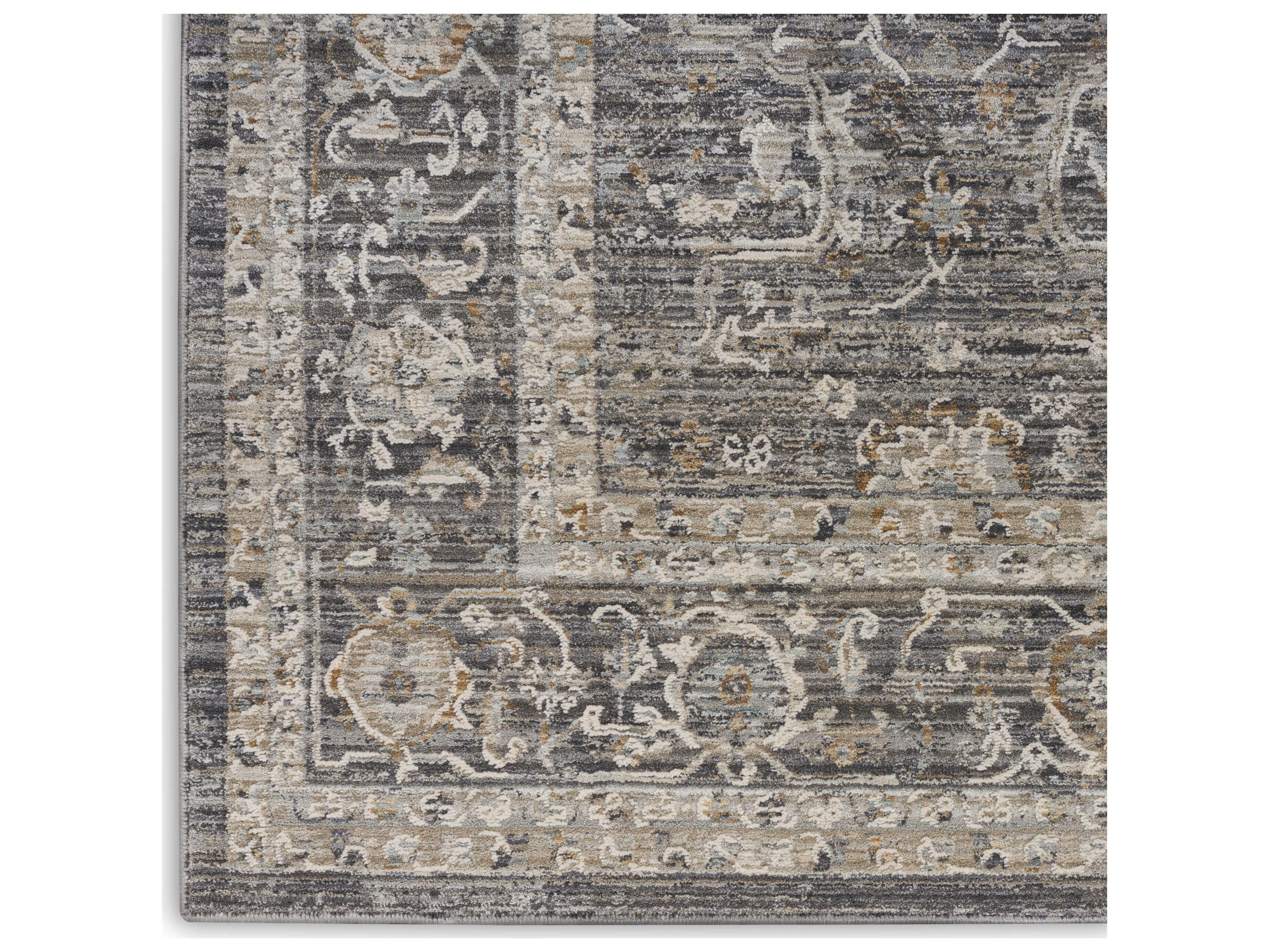 Nourison Lynx Bordered Runner Area Rug