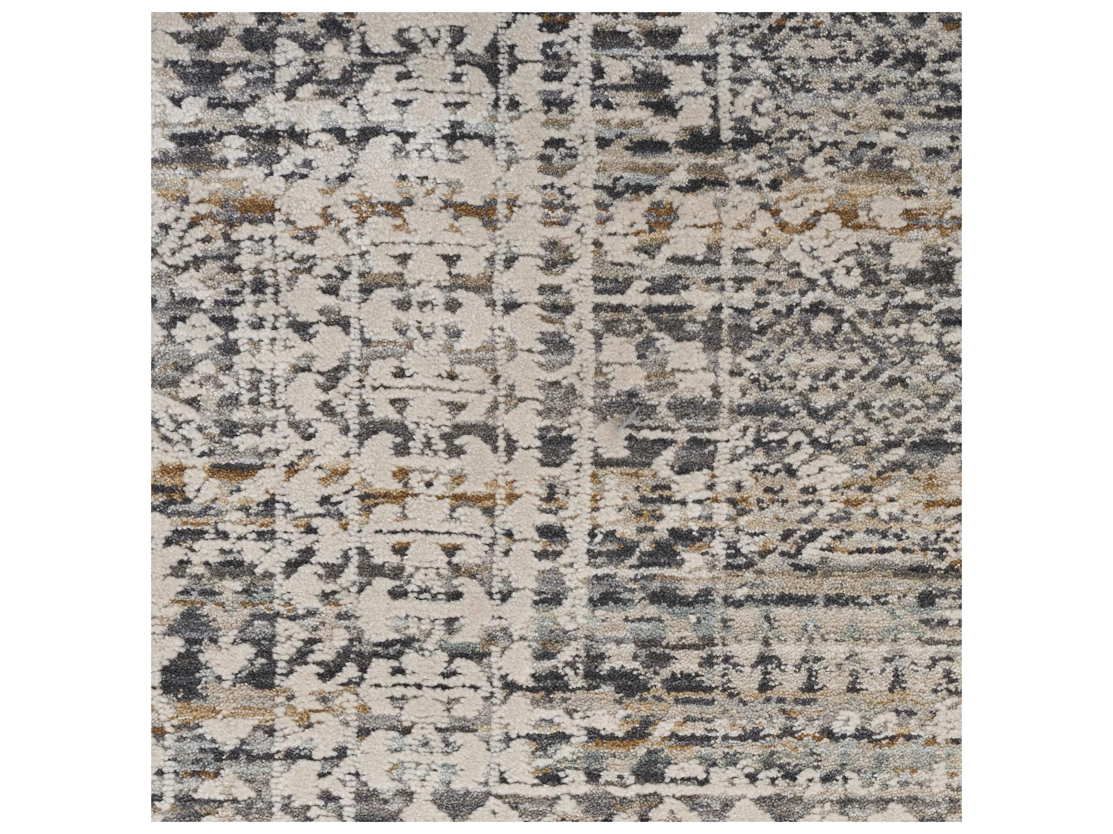 Nourison Lynx Bordered Runner Area Rug