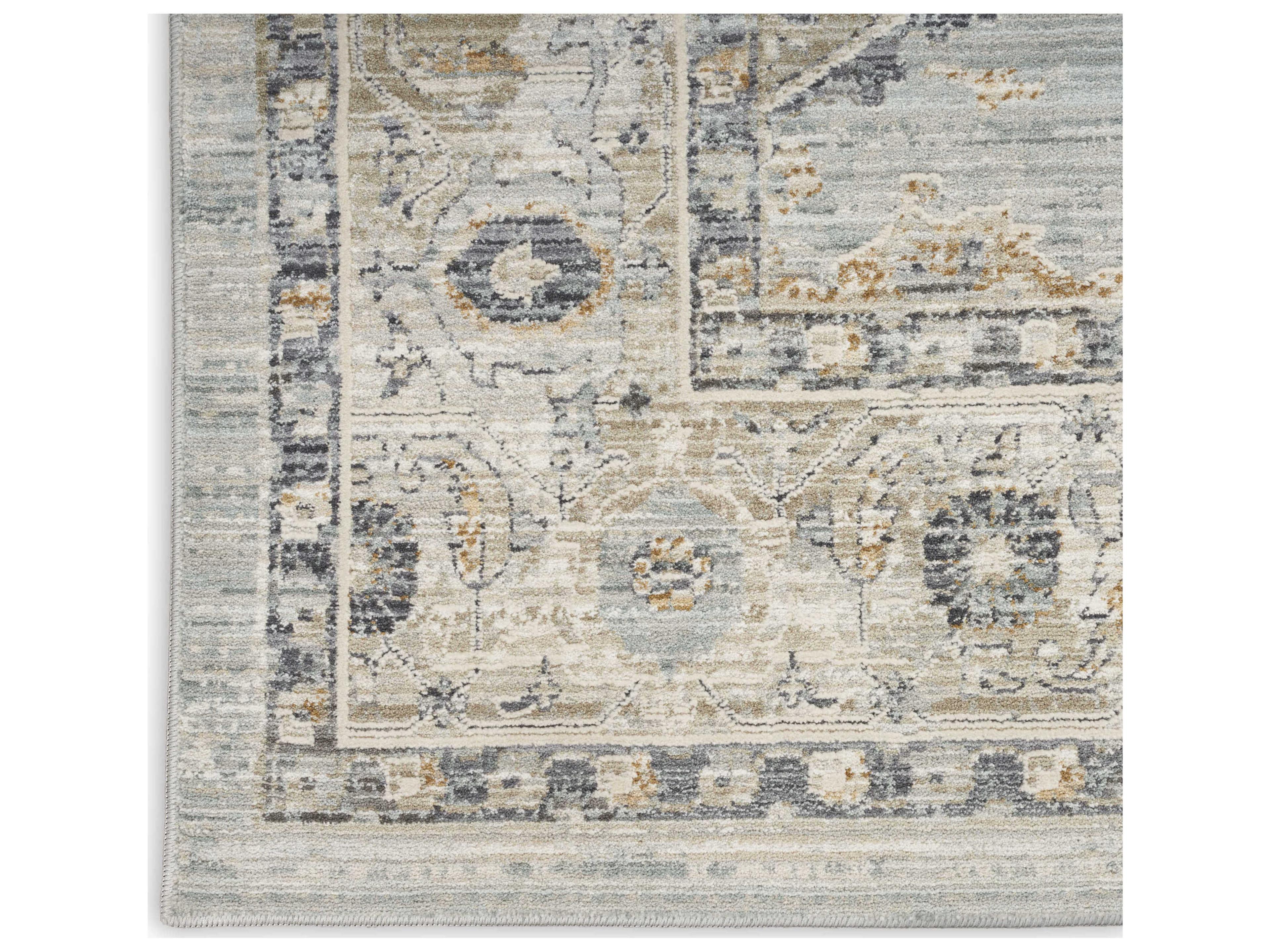 Nourison Lynx Bordered Runner Area Rug