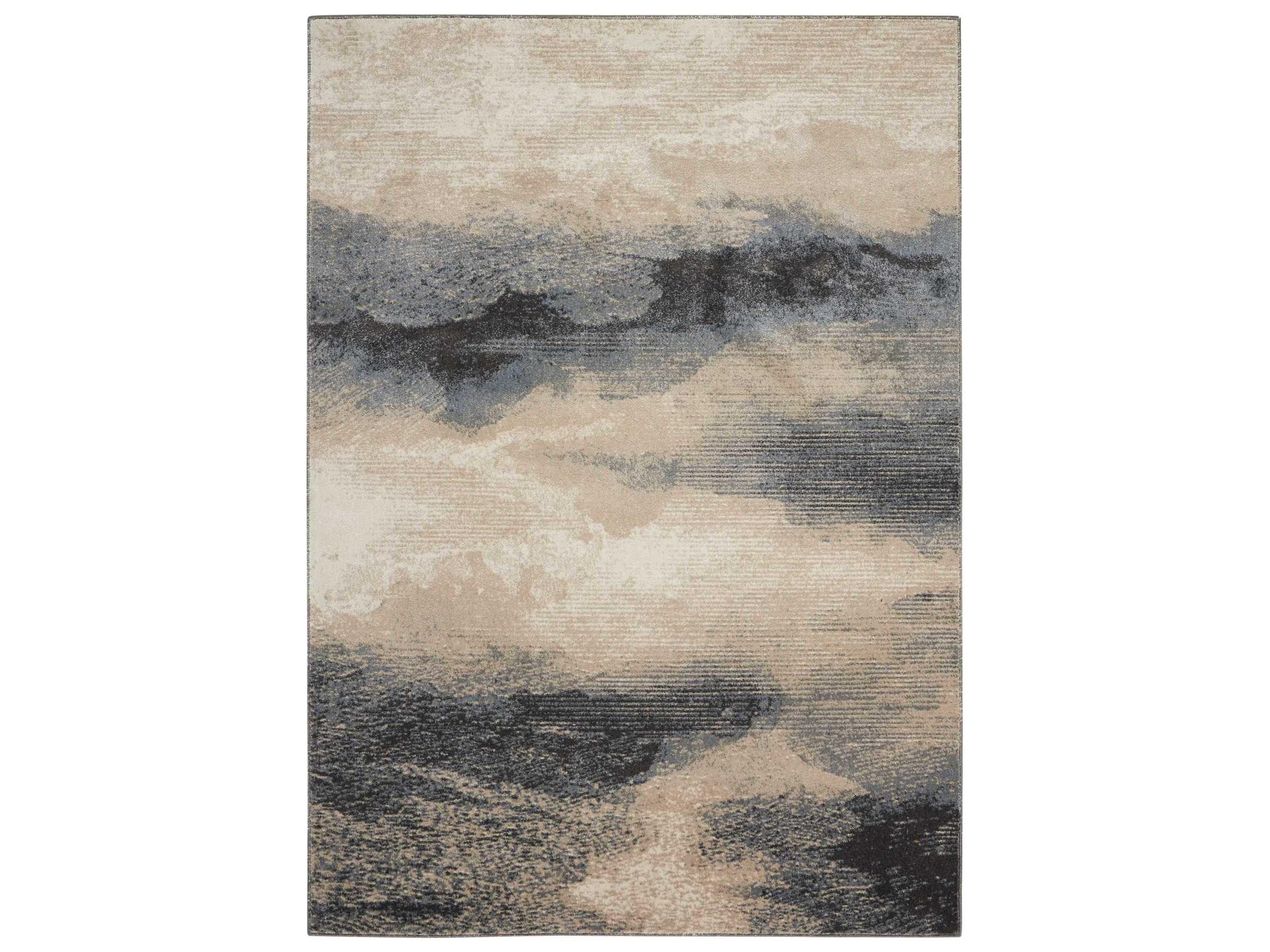 Maxell Area Rug in Flint Abstract