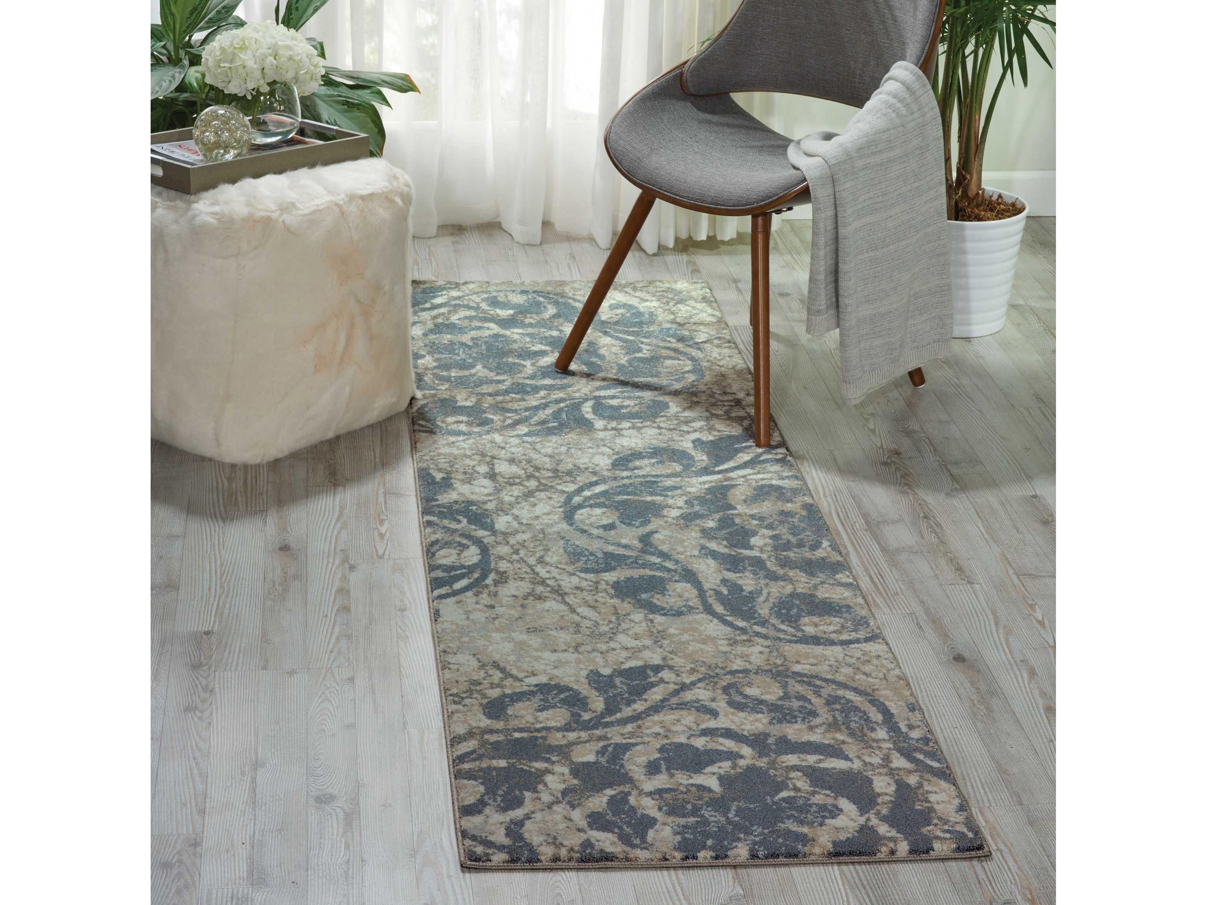 Nourison Maxell Floral Runner Area Rug