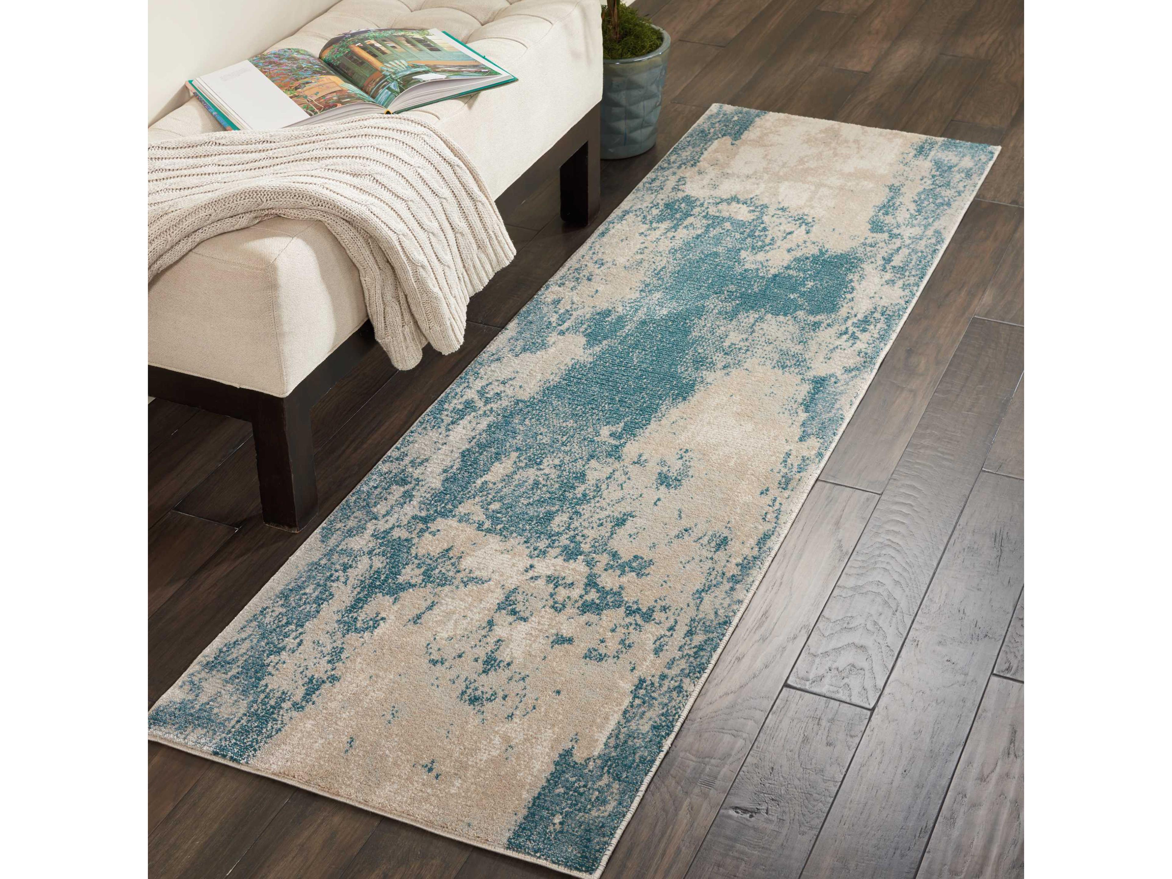Nourison Maxell Abstract Runner Area Rug