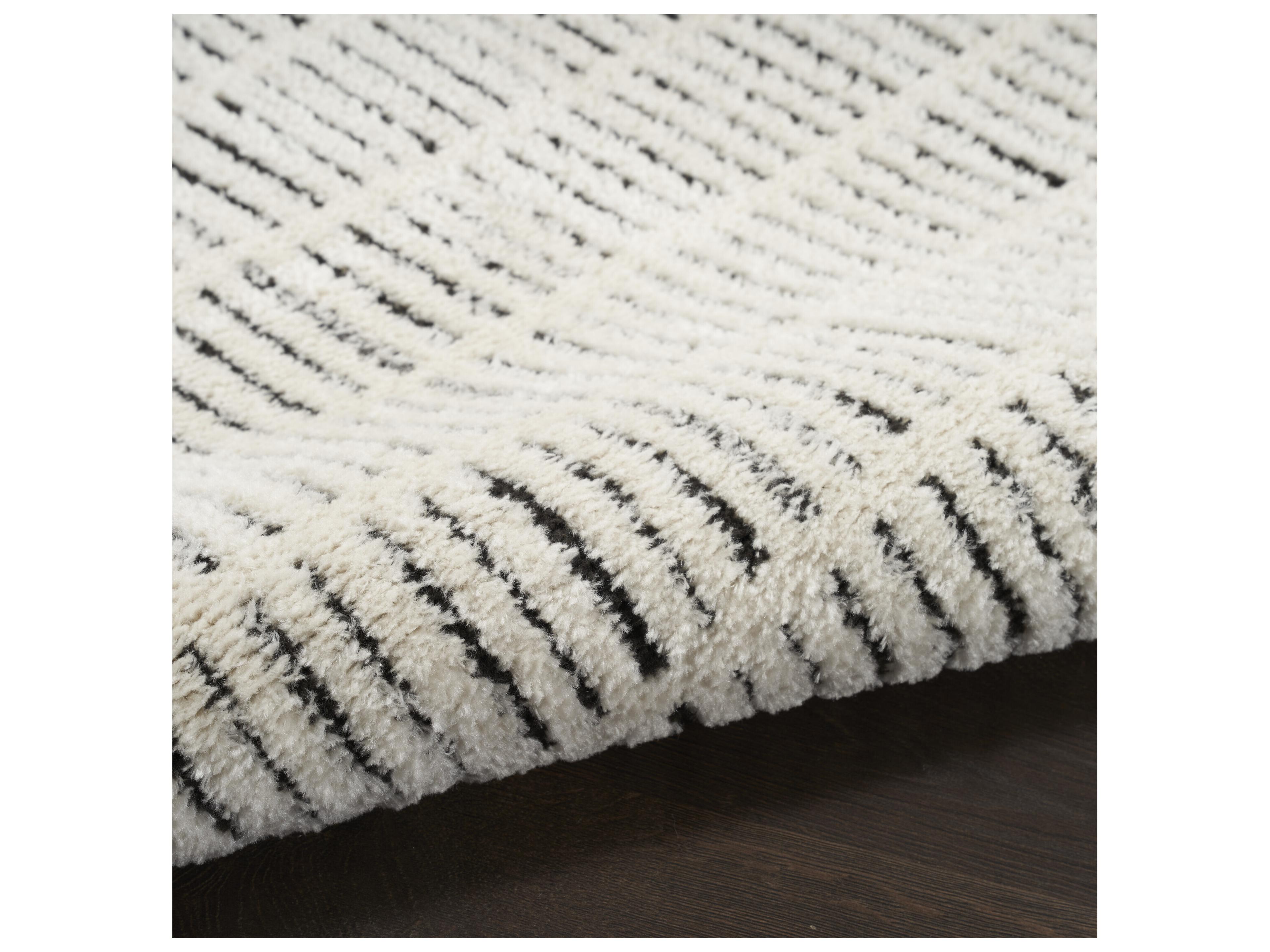 Nourison Modern Comfort Geometric Runner Area Rug