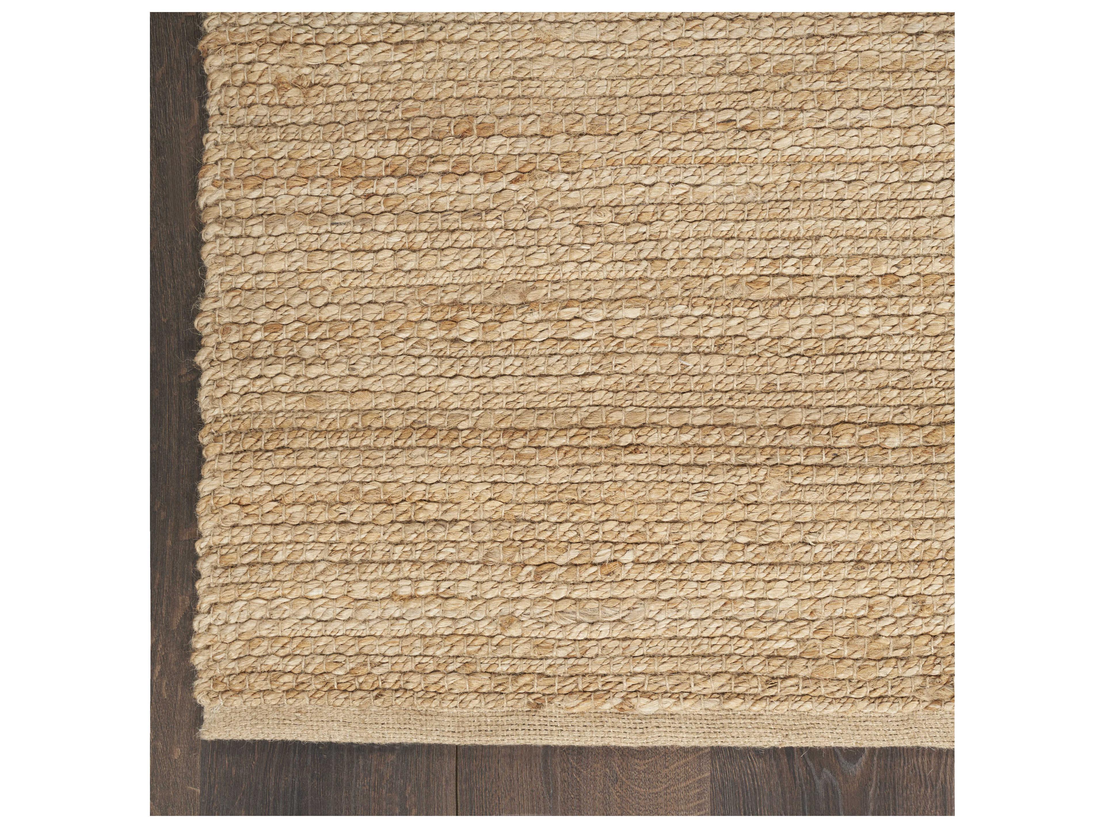 Nourison Natural Jute Rectangular Area Rug