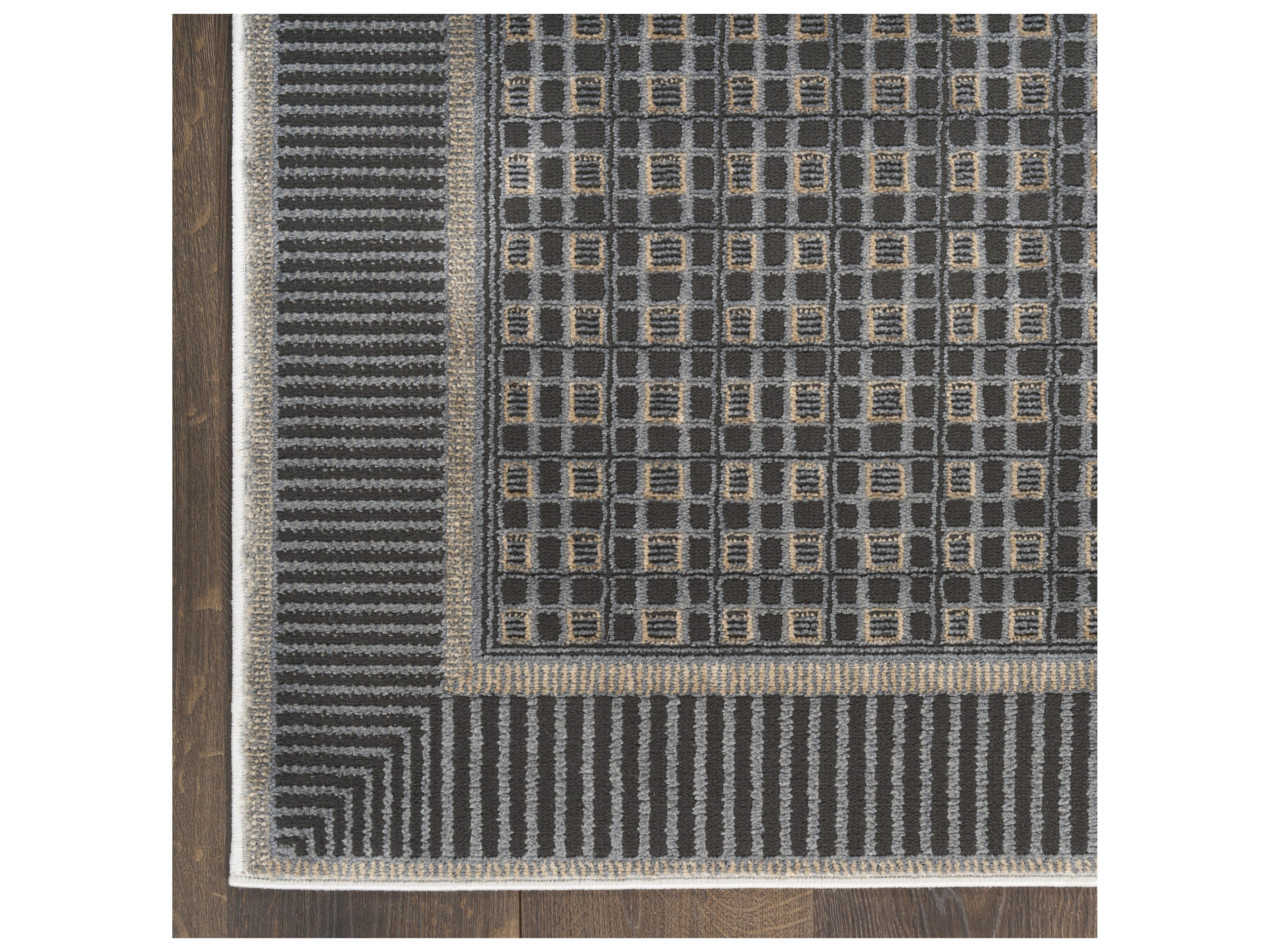 Nourison Nordic Geometric Runner Area Rug