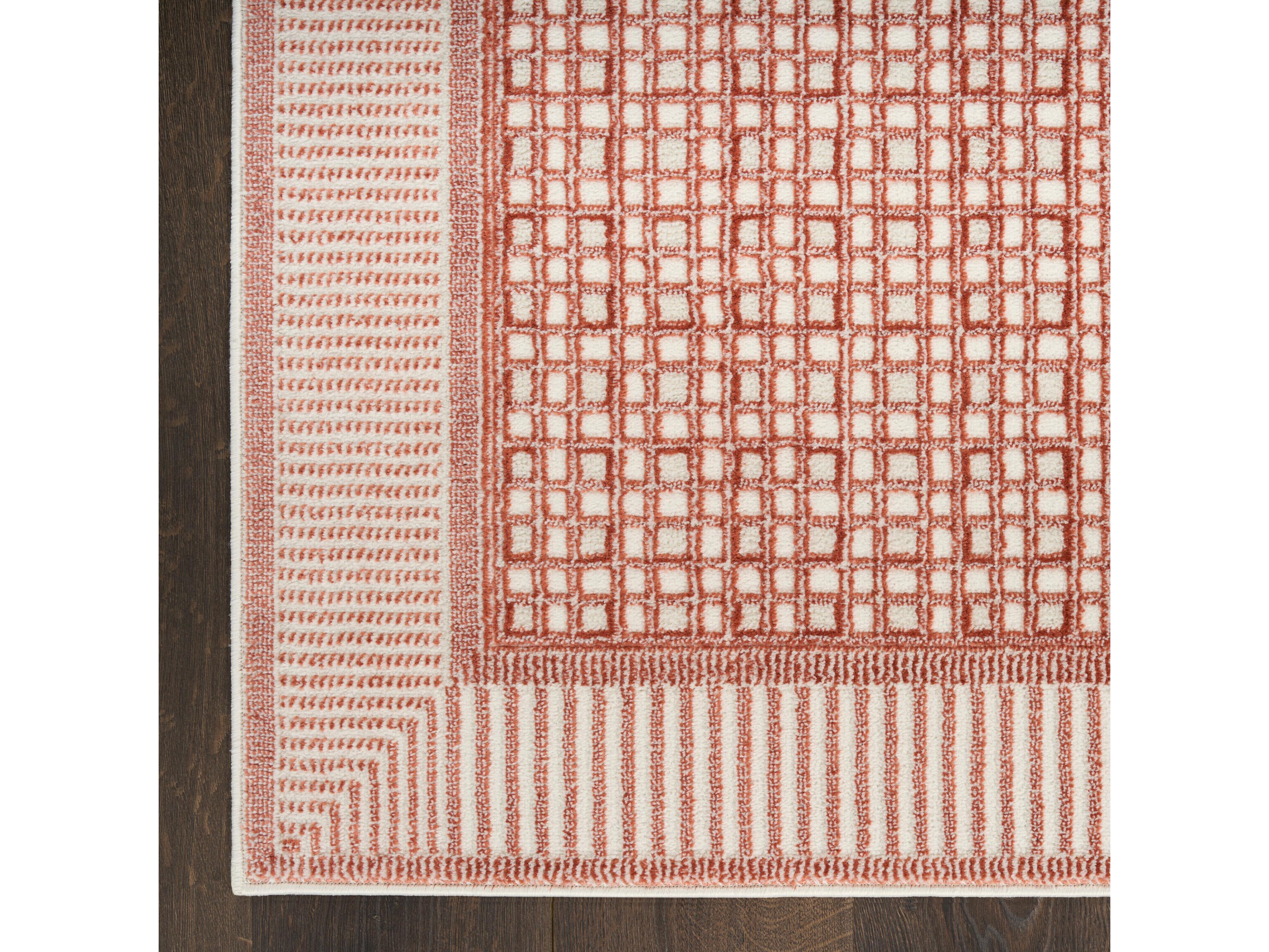 Nourison Nordic Geometric Runner Area Rug