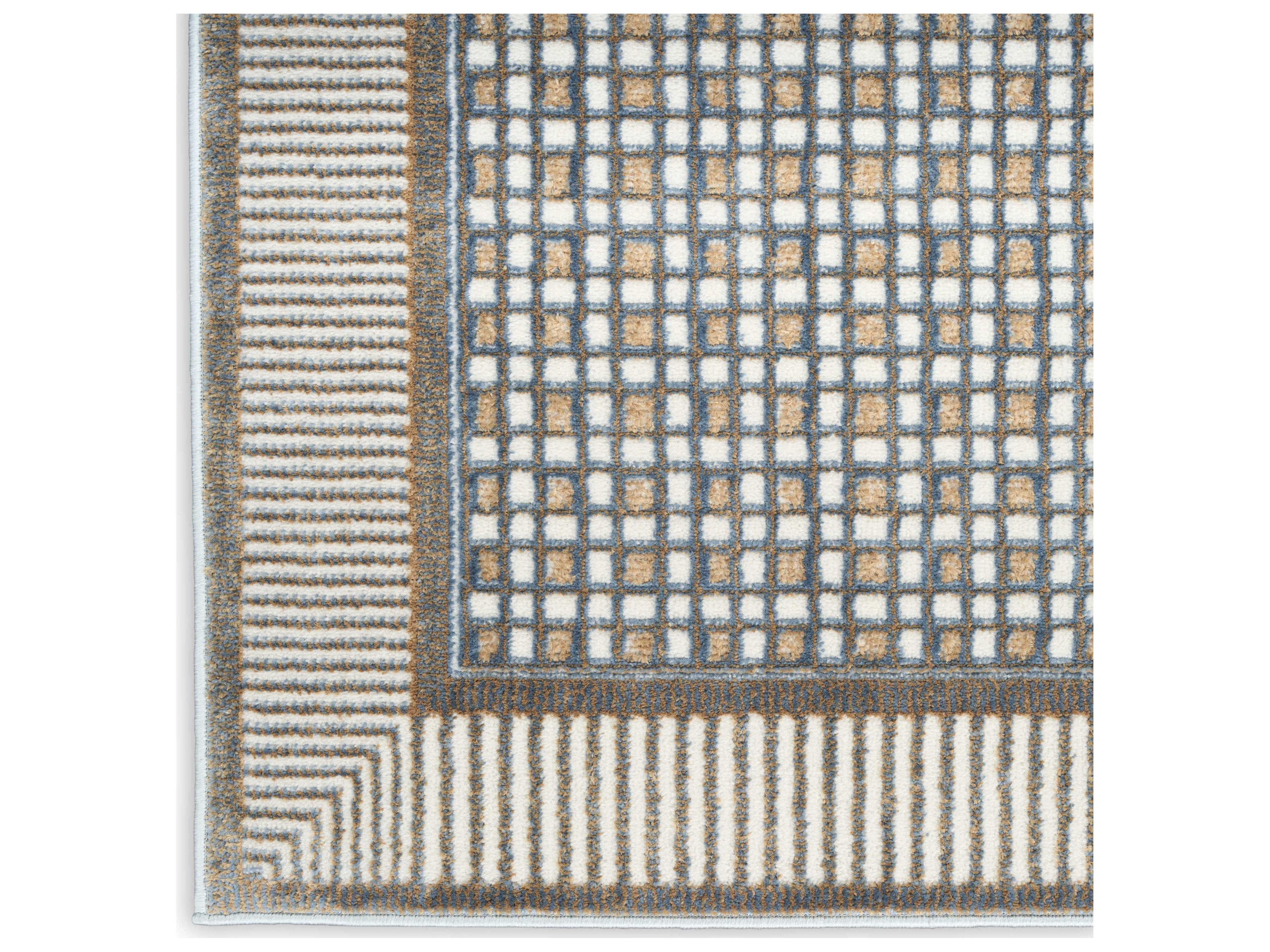 Nourison Nordic Geometric Runner Area Rug