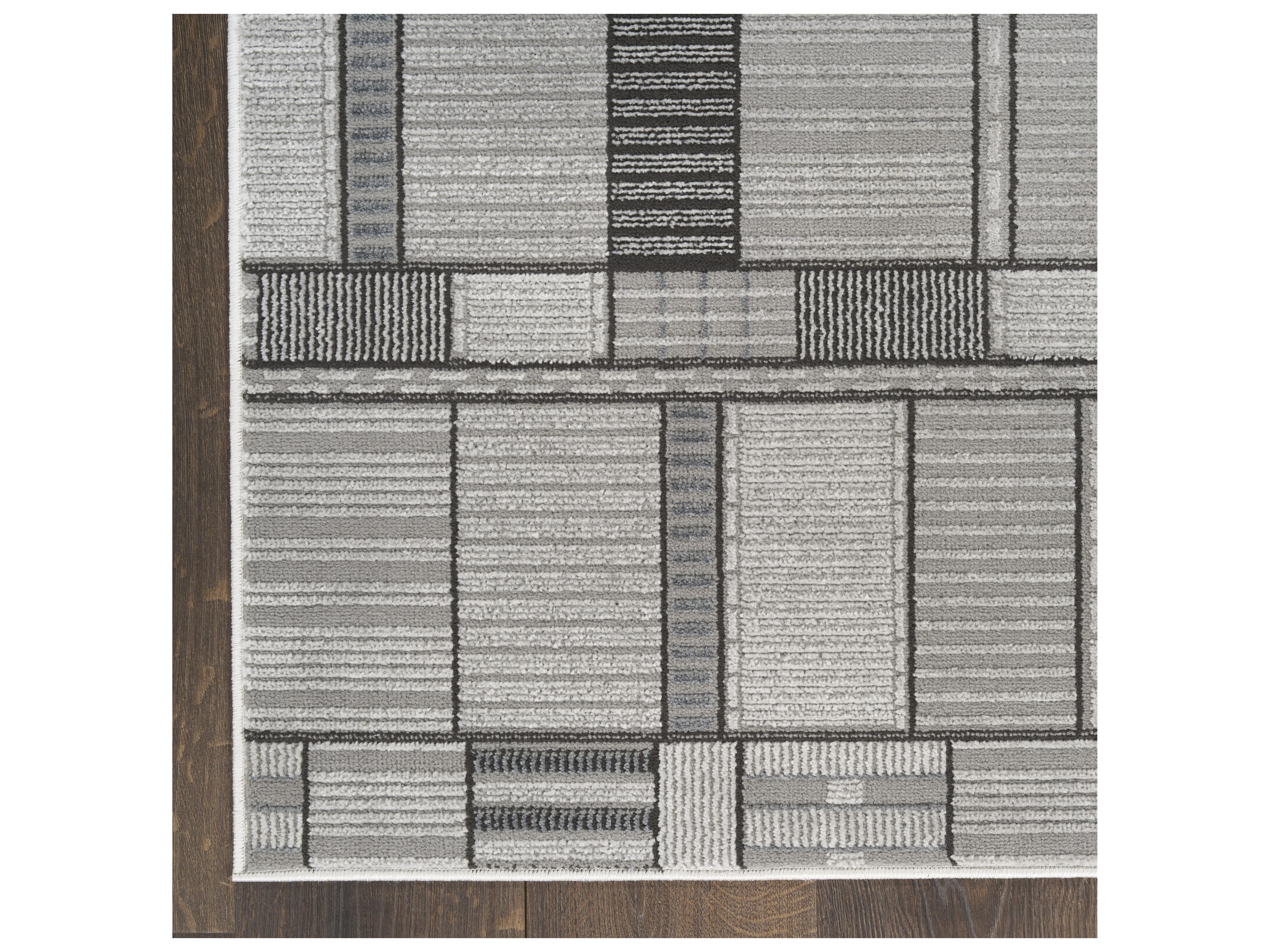 Nourison Nordic Geometric Runner Area Rug