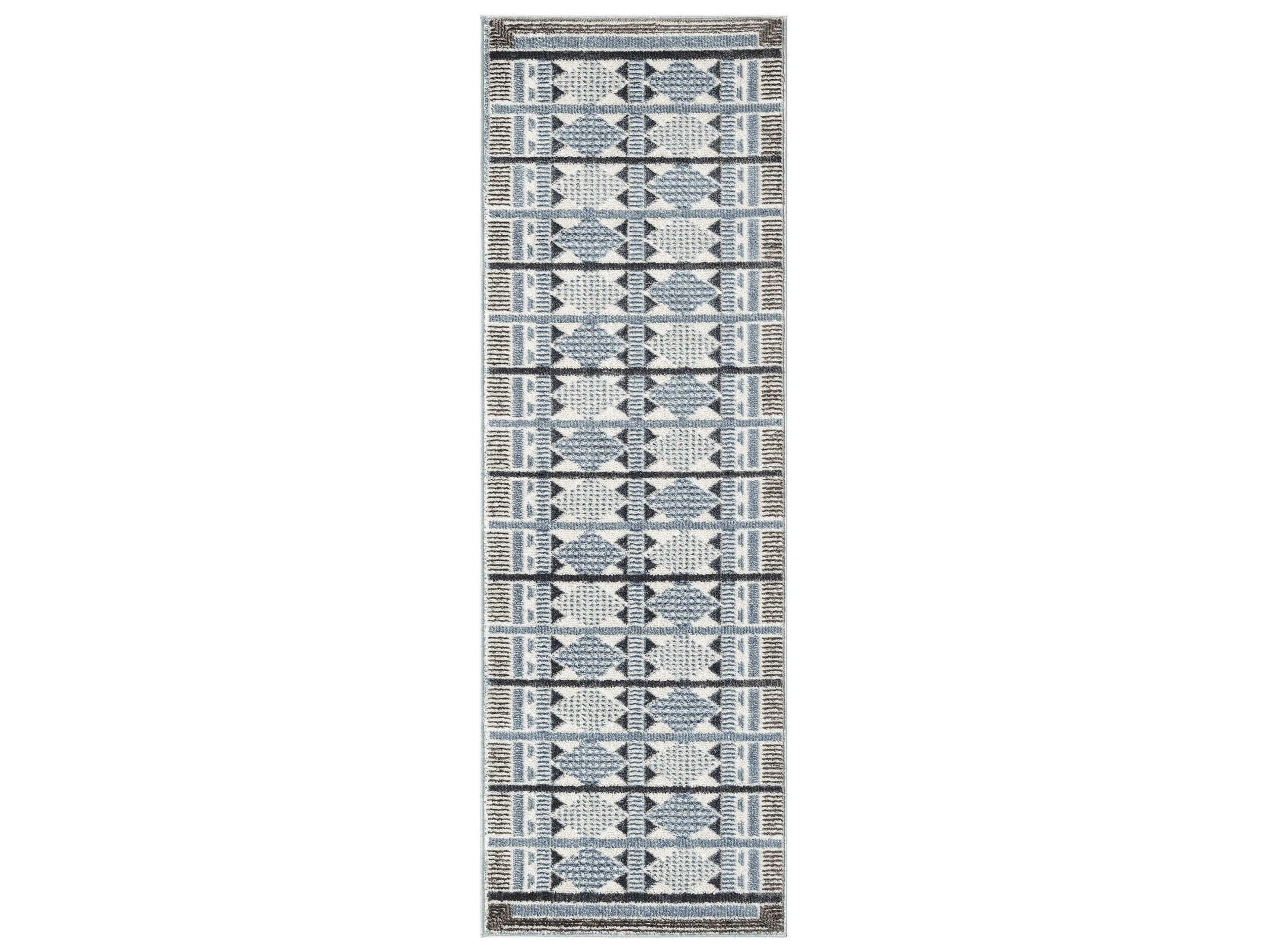 Nordic Geometric Runner Area Rug