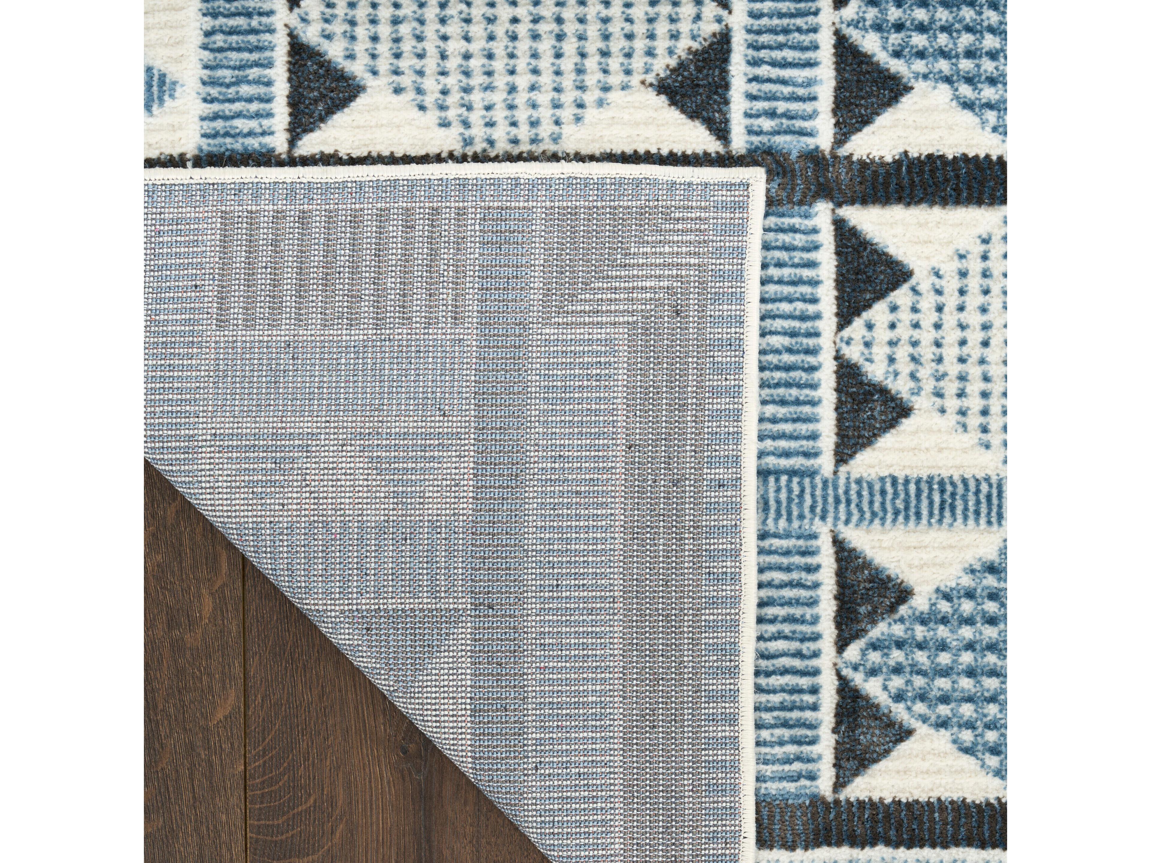 Nourison Nordic Geometric Runner Area Rug