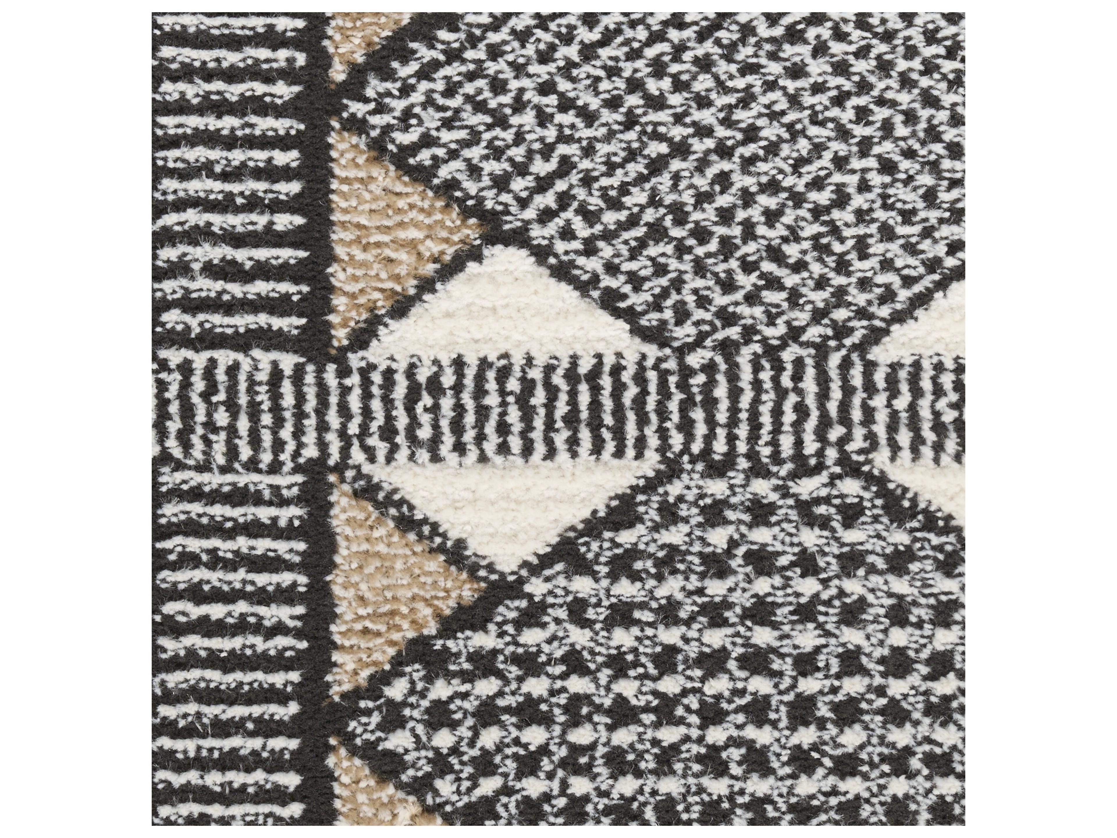 Nourison Nordic Geometric Runner Area Rug