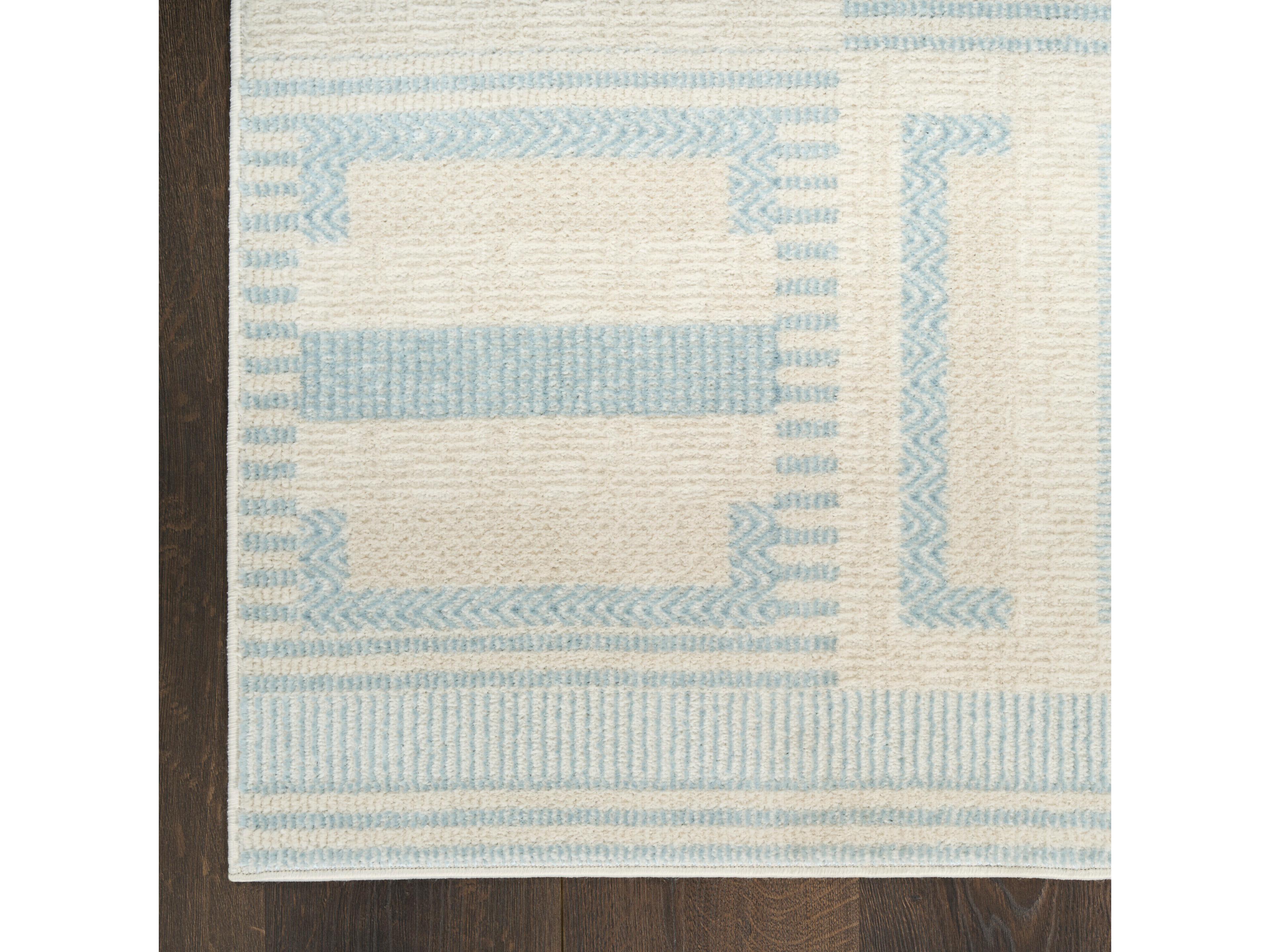 Nourison Nordic Geometric Runner Area Rug