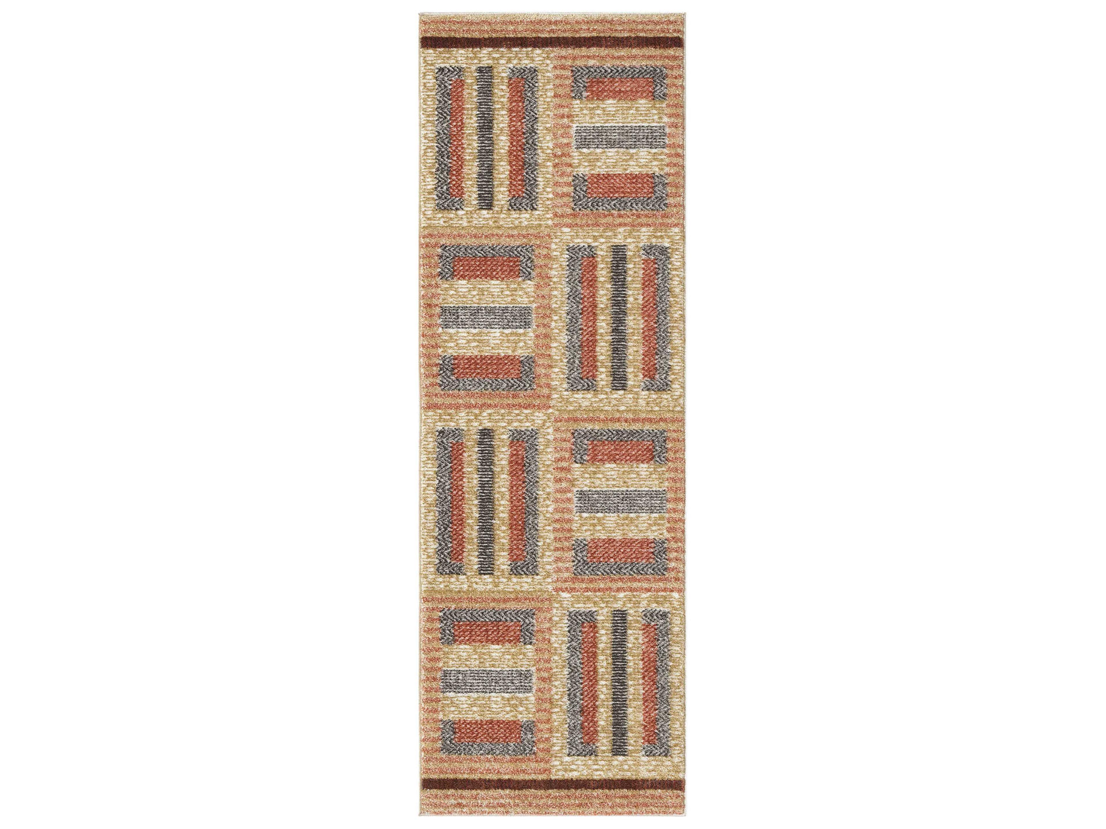 Nordic Geometric Runner Area Rug