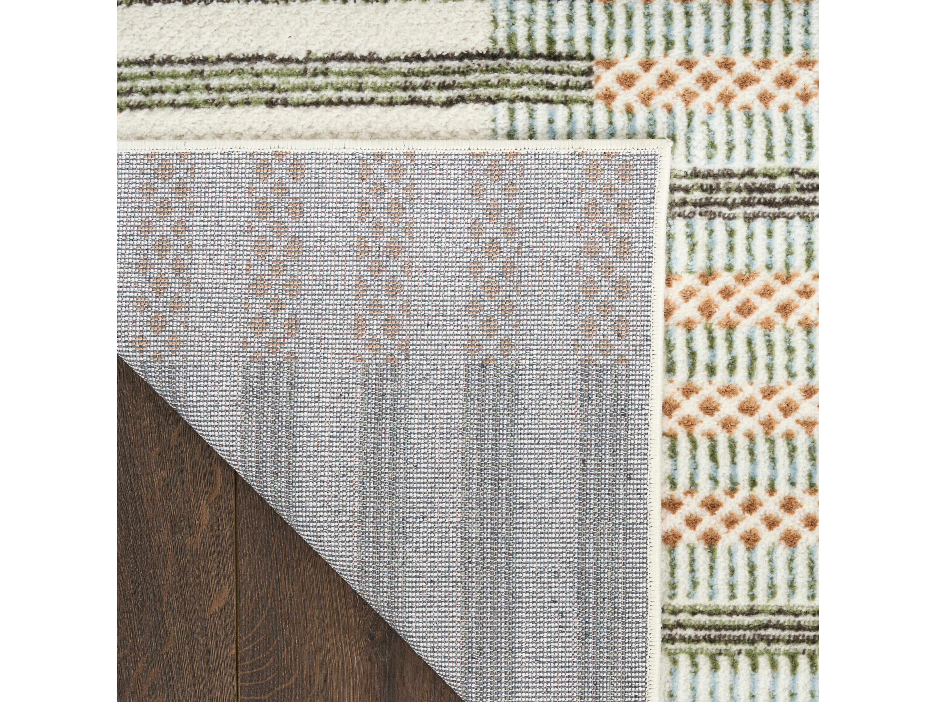 Nourison Nordic Geometric Runner Area Rug