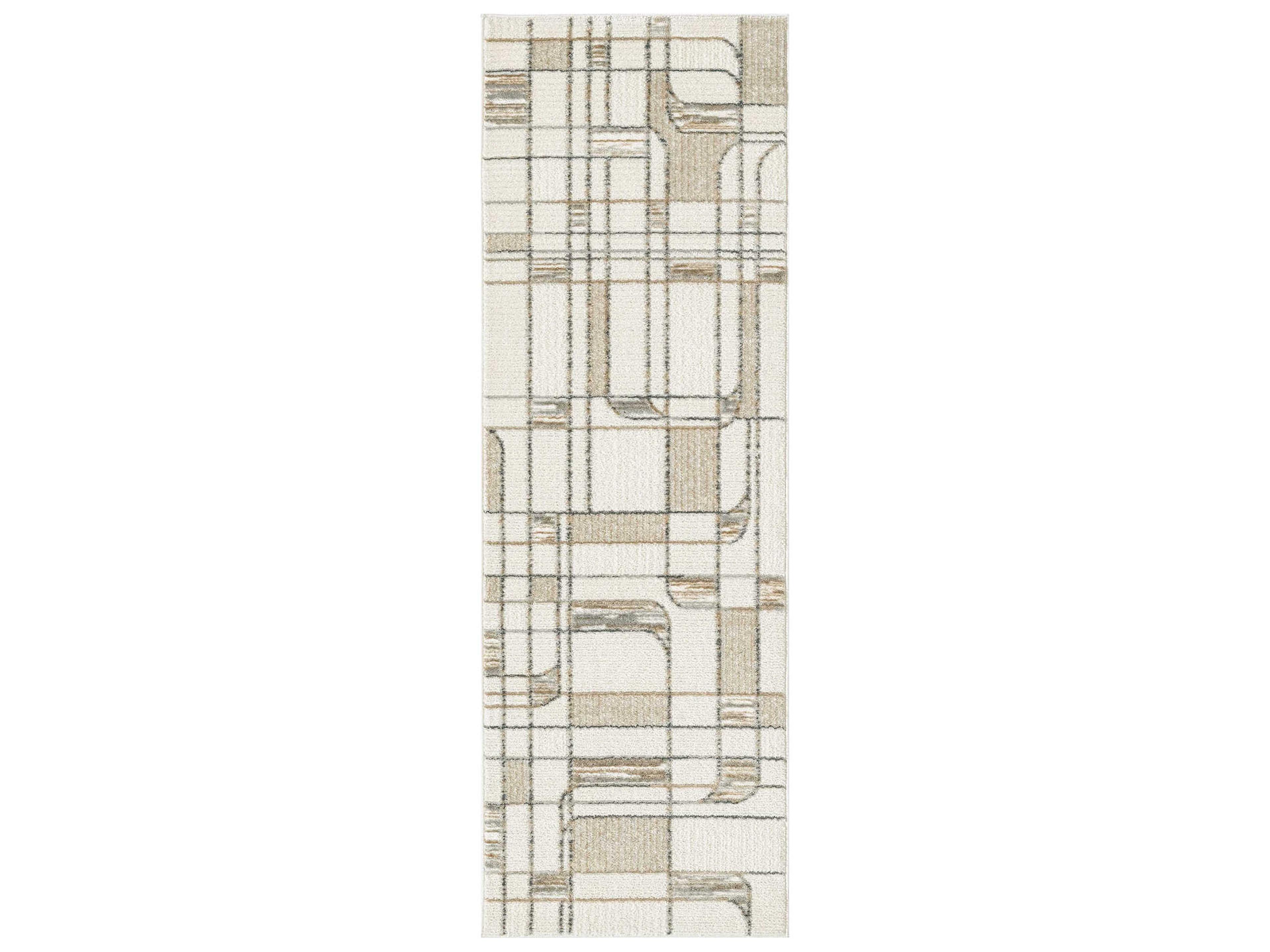 Nordic Geometric Runner Area Rug
