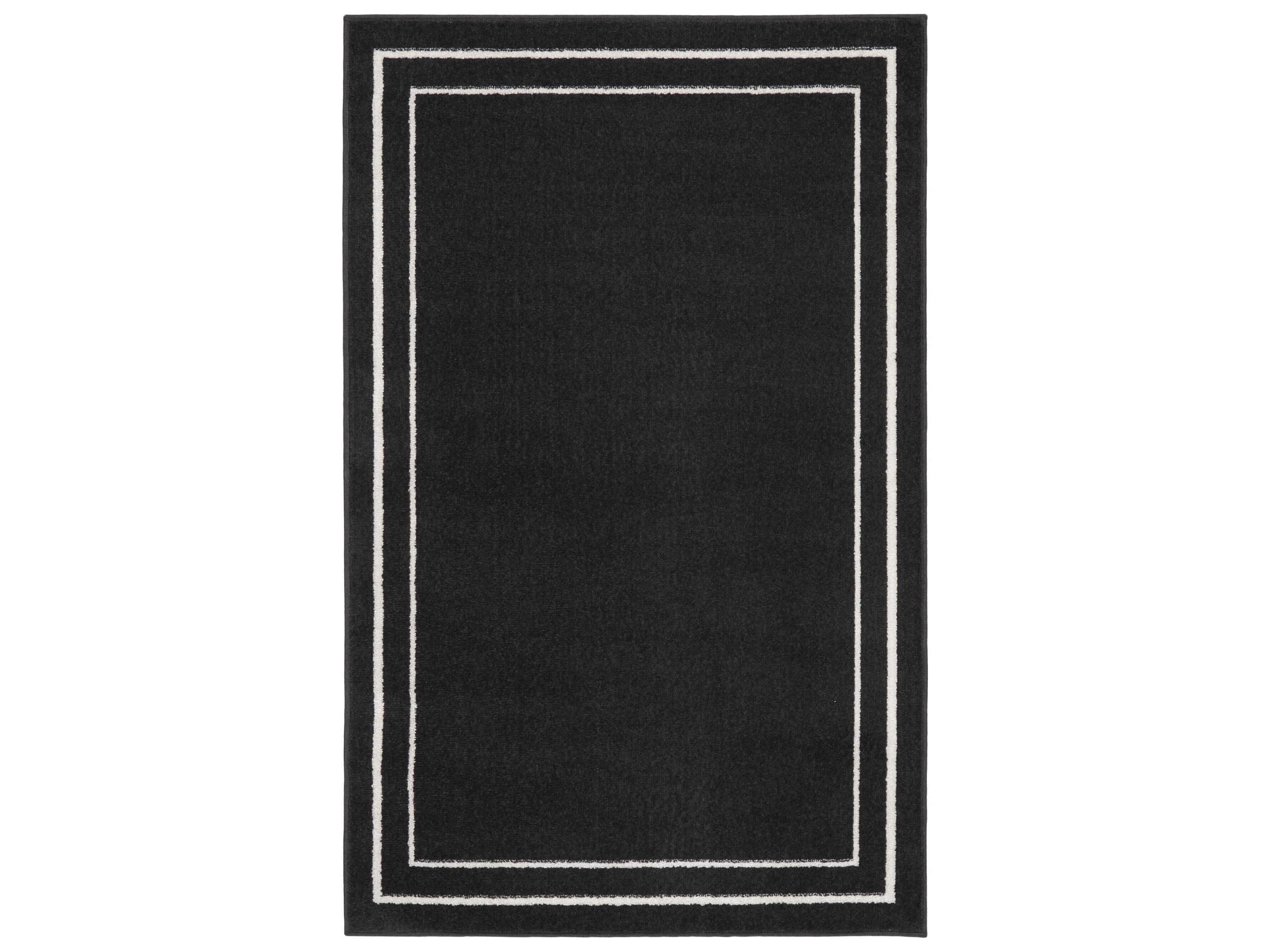 Essentials Indoor Outdoor Area Rug Contemporary Bordered Design