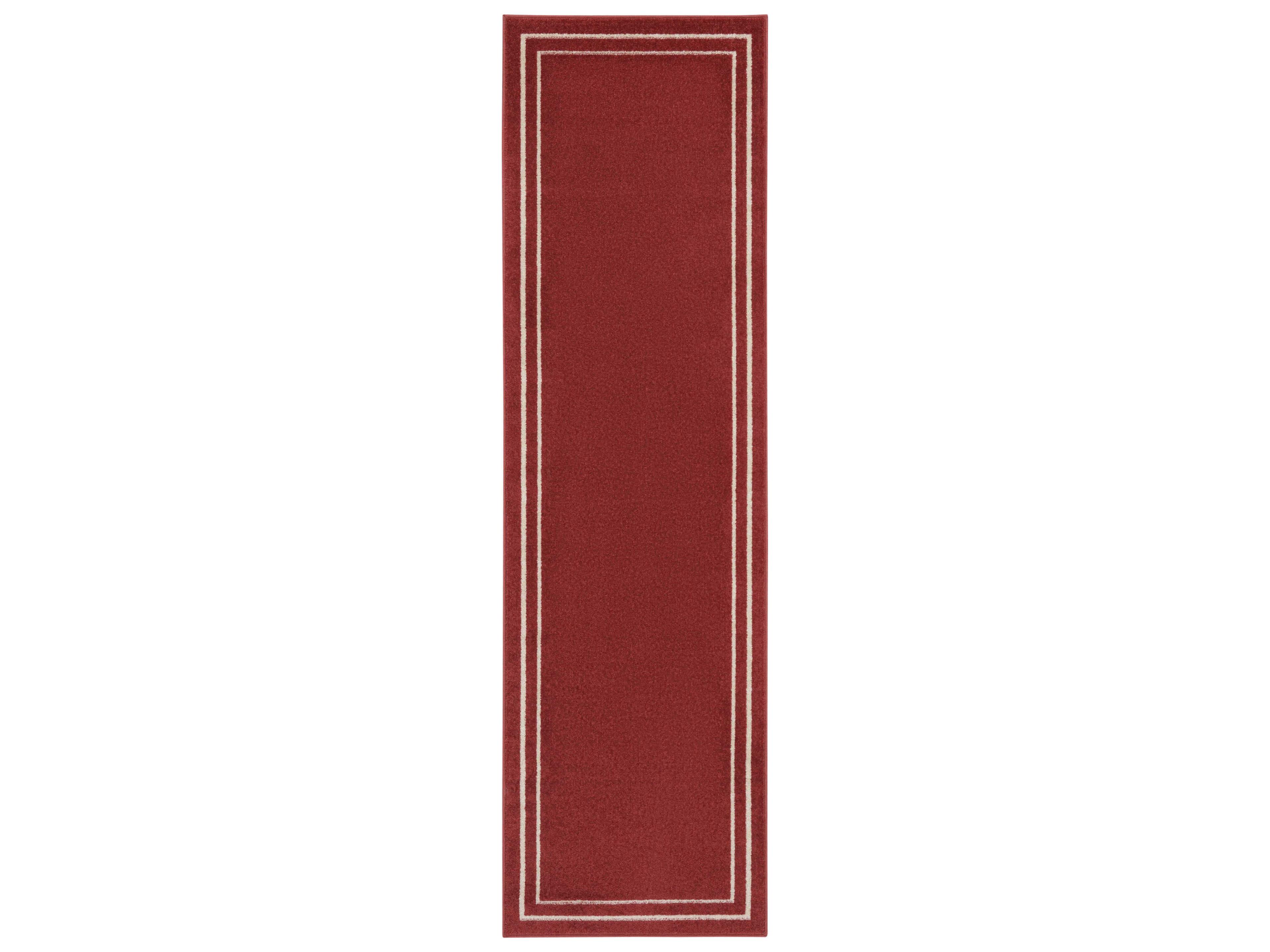 Essentials Bordered Runner Area Rug