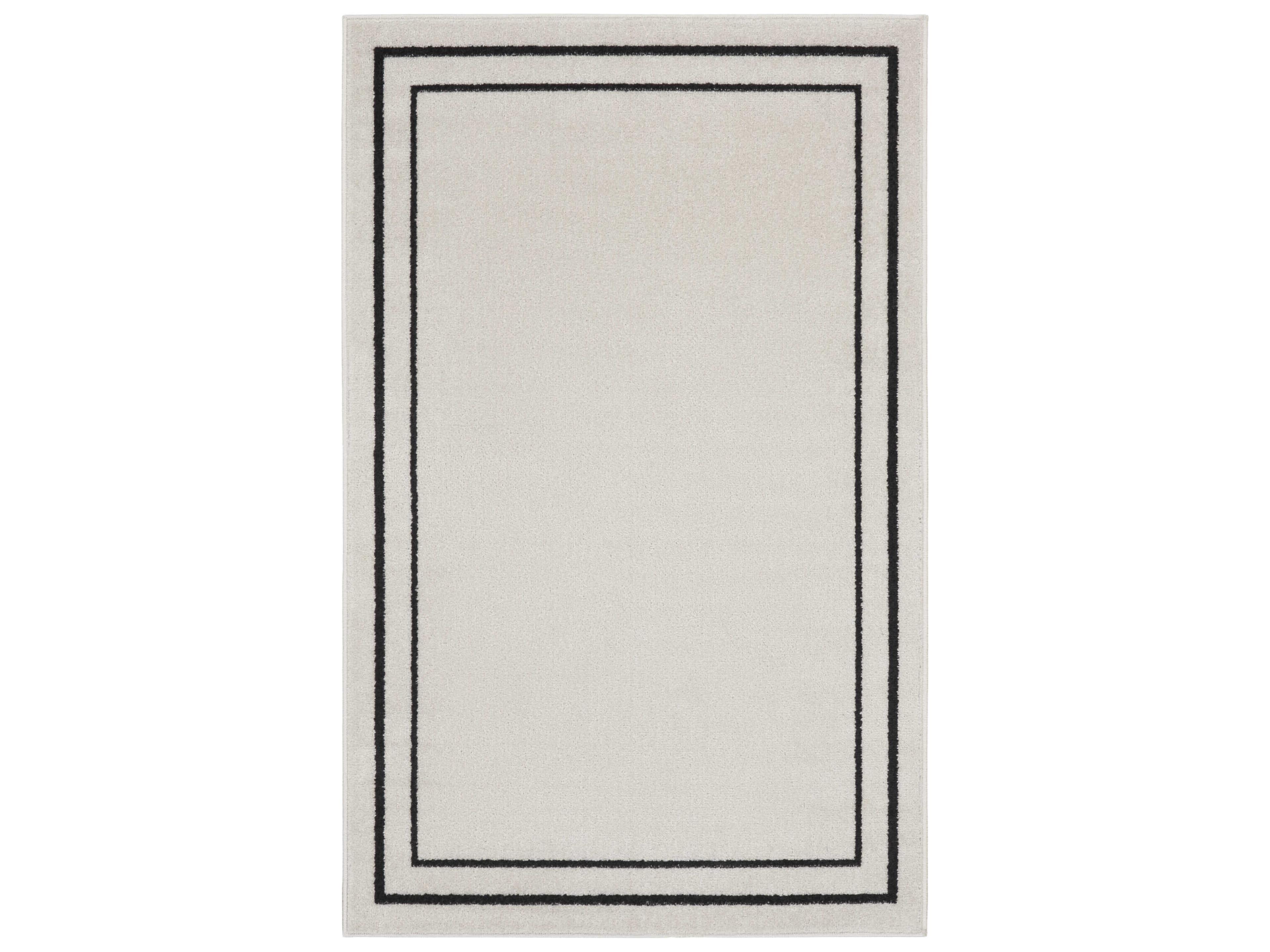 Essentials Indoor Outdoor Area Rug Contemporary Bordered