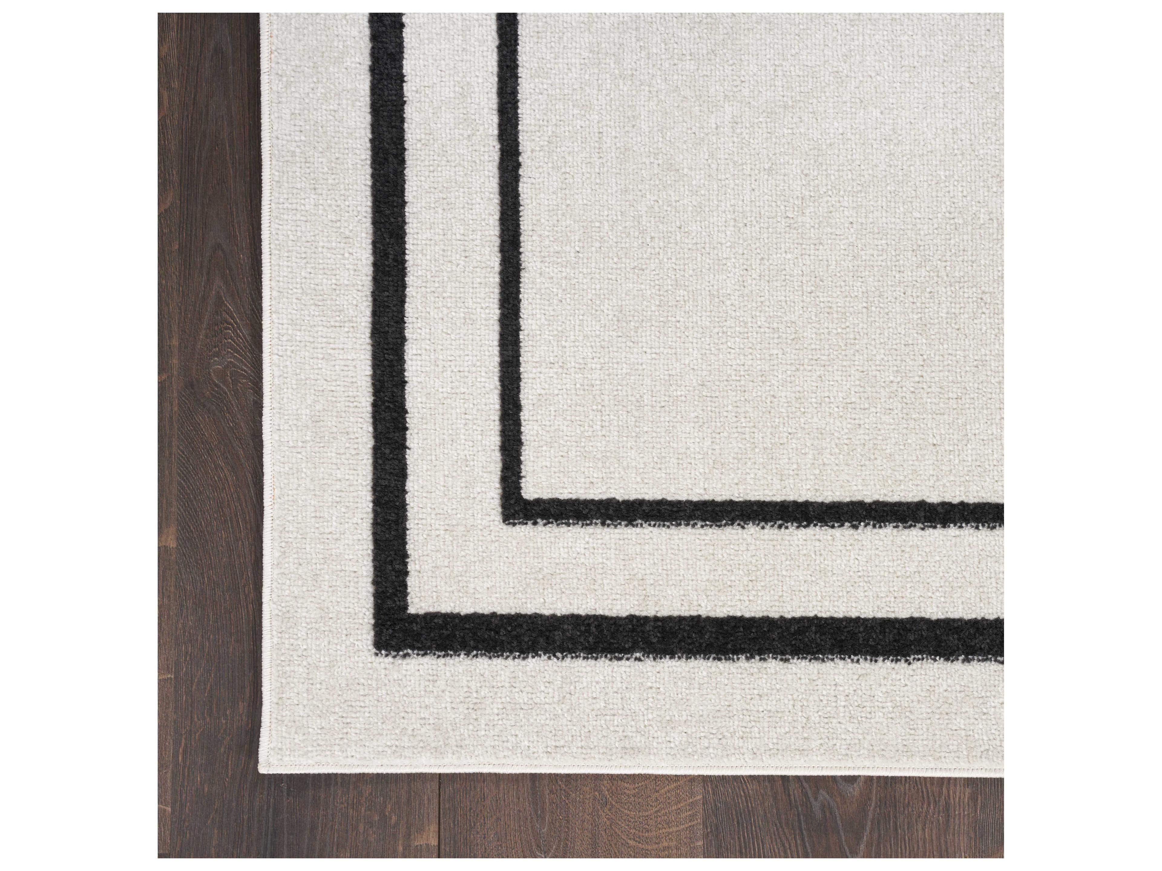 Nourison Essentials Bordered Runner Area Rug