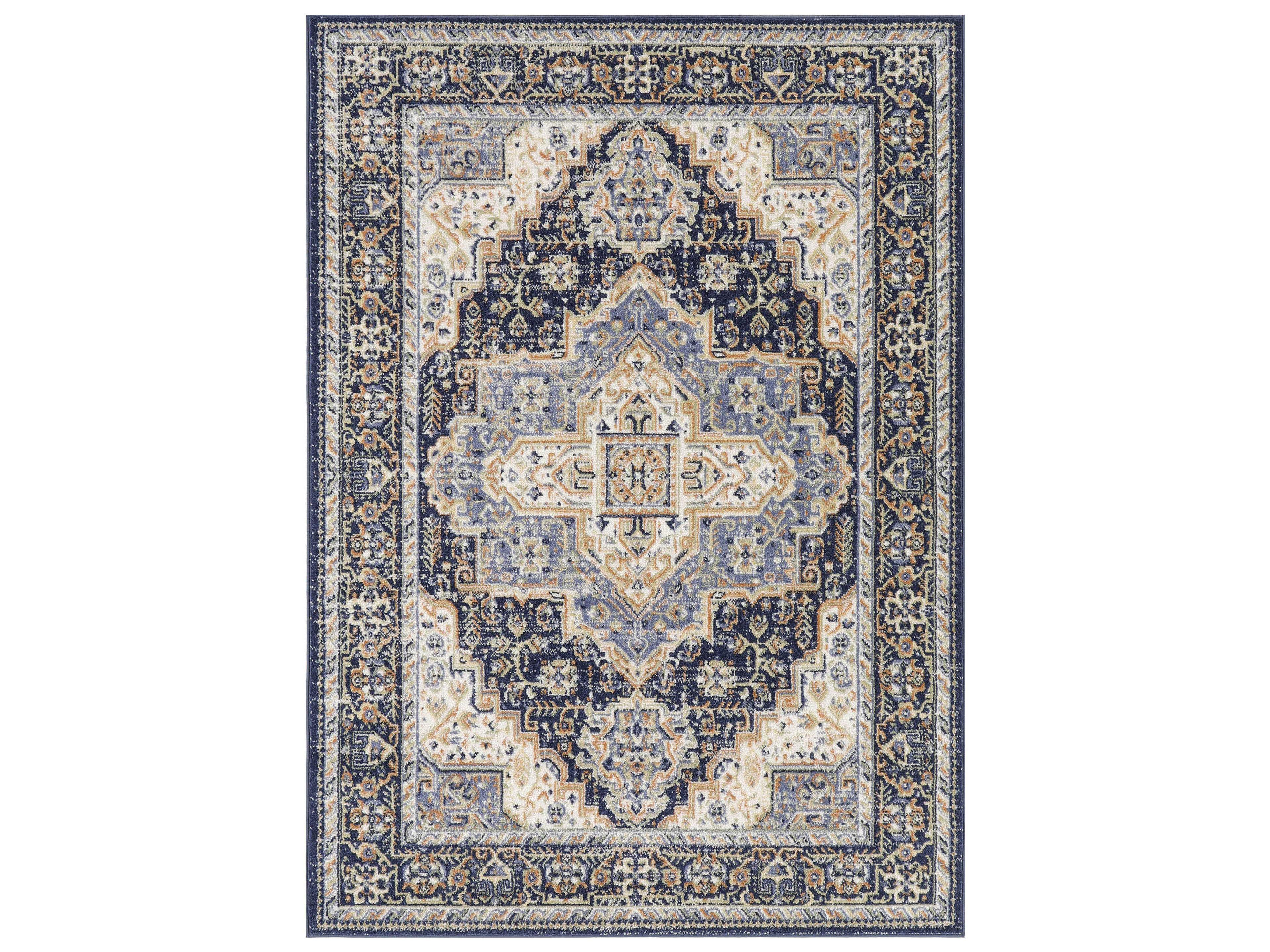 Essentials Persian Bordered Area Rug