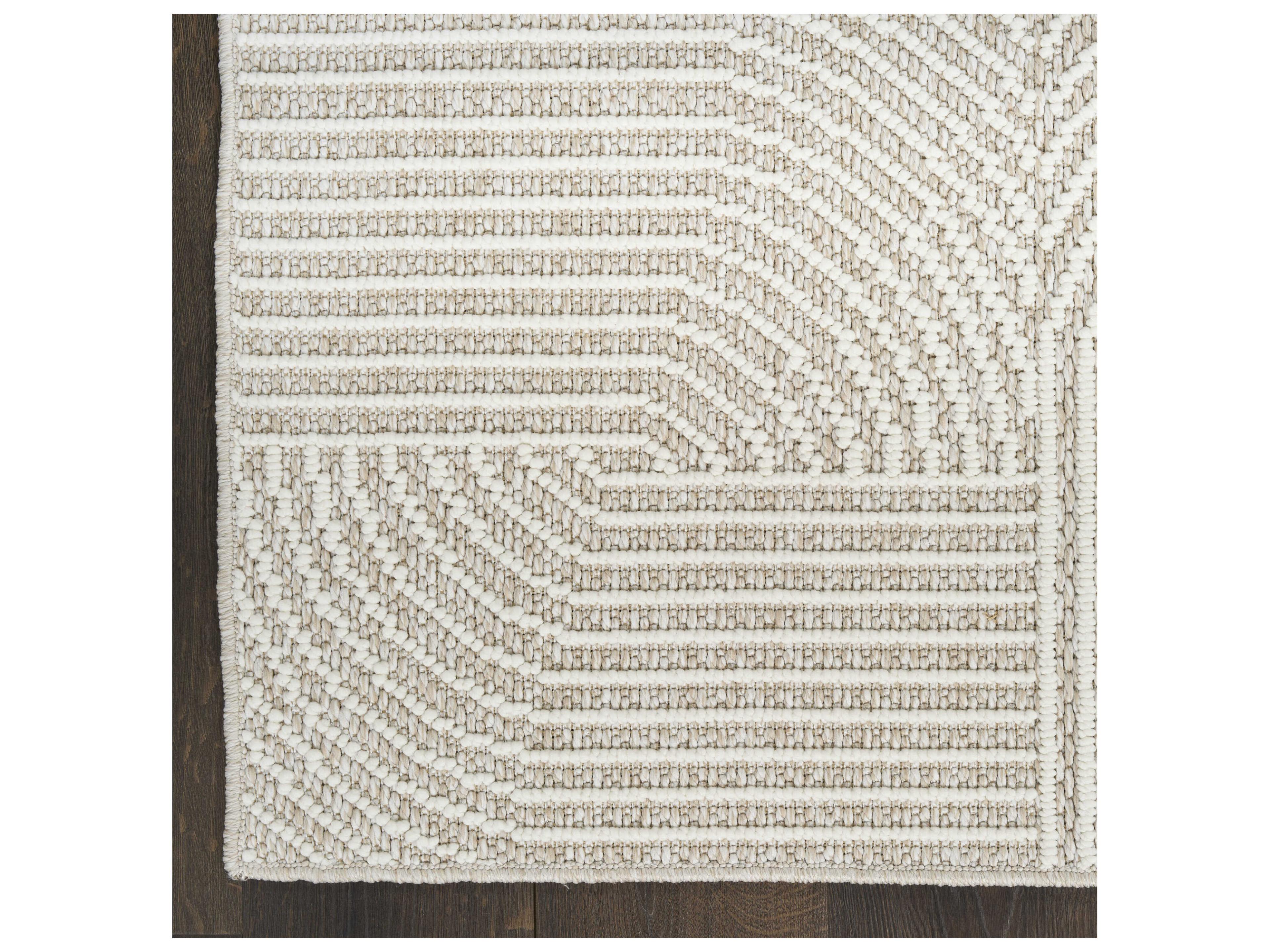 Nourison Natural Texture Abstract Runner Area Rug