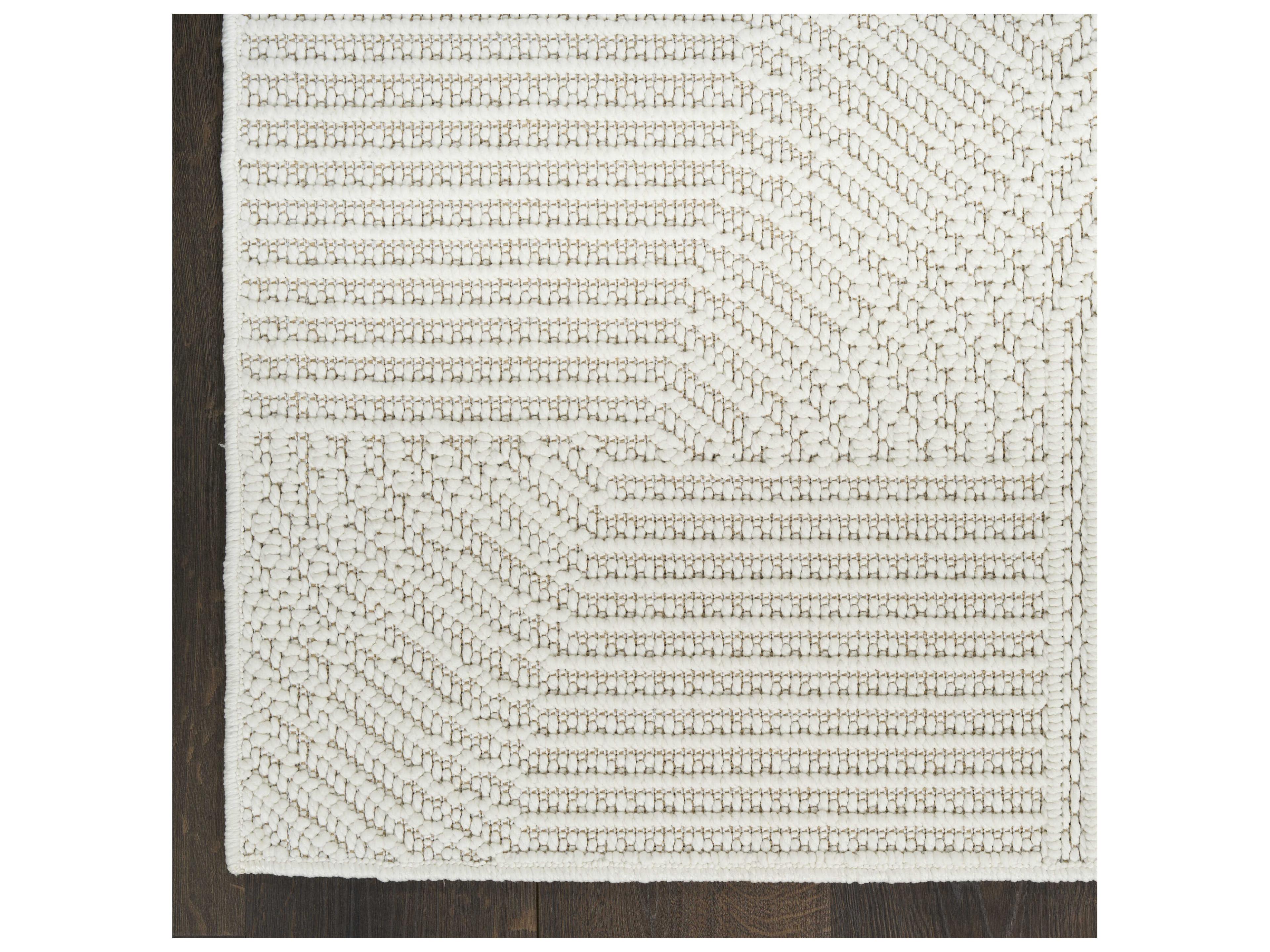Nourison Natural Texture Abstract Runner Area Rug