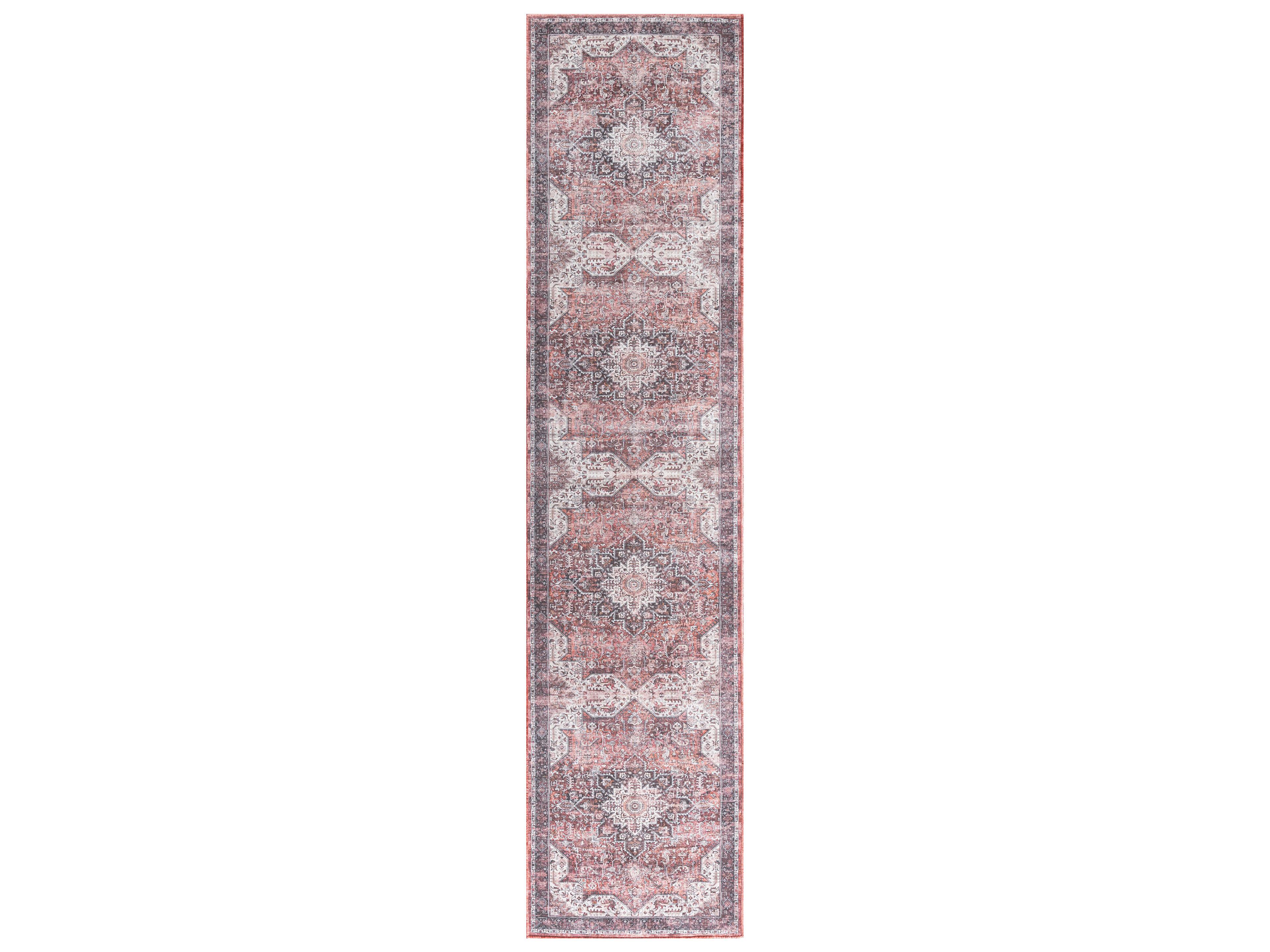 Washables Bordered Runner Area Rug