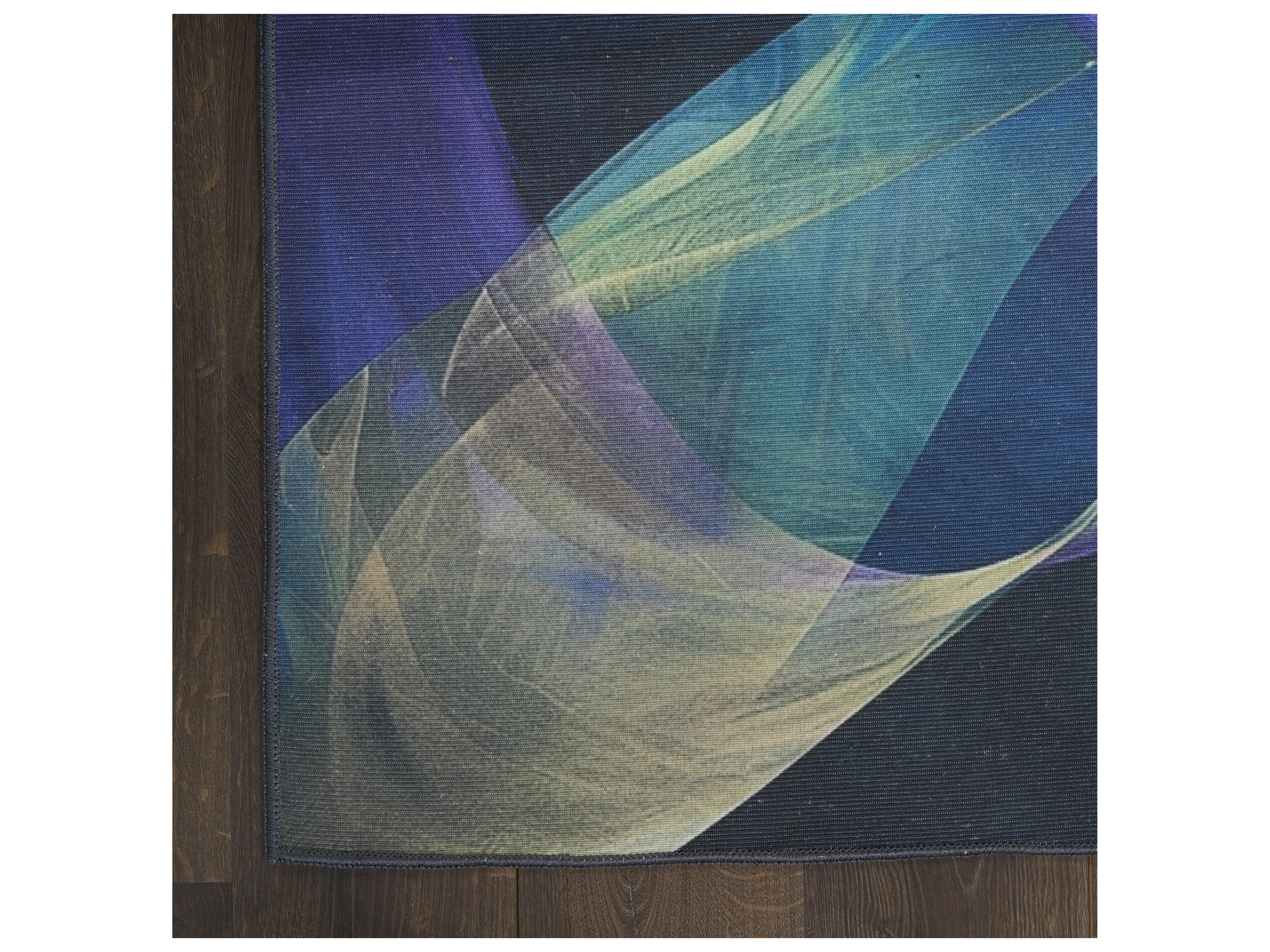 Nourison Washables Abstract Runner Area Rug