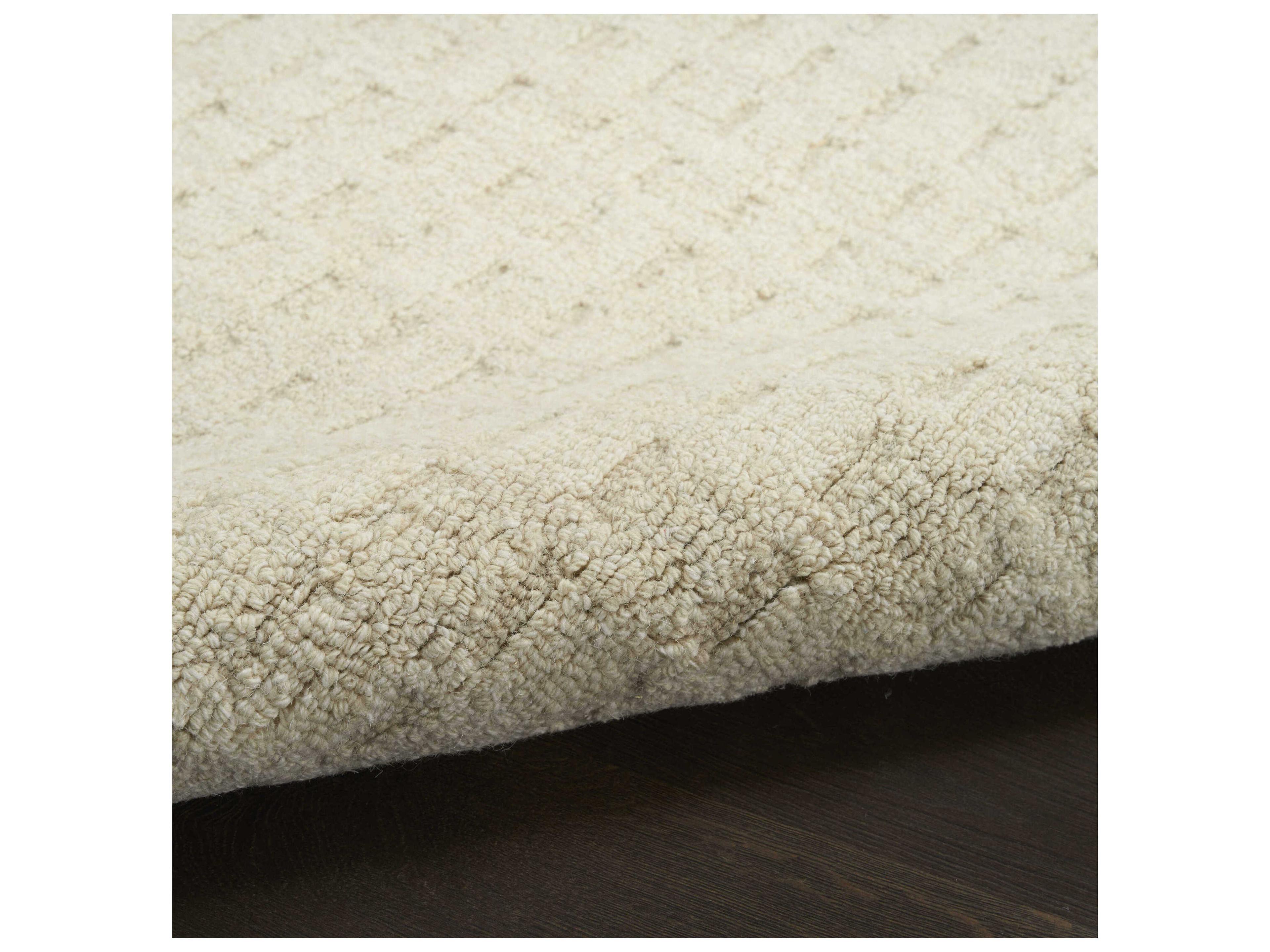 Nourison Pure Grids Bordered Runner Area Rug