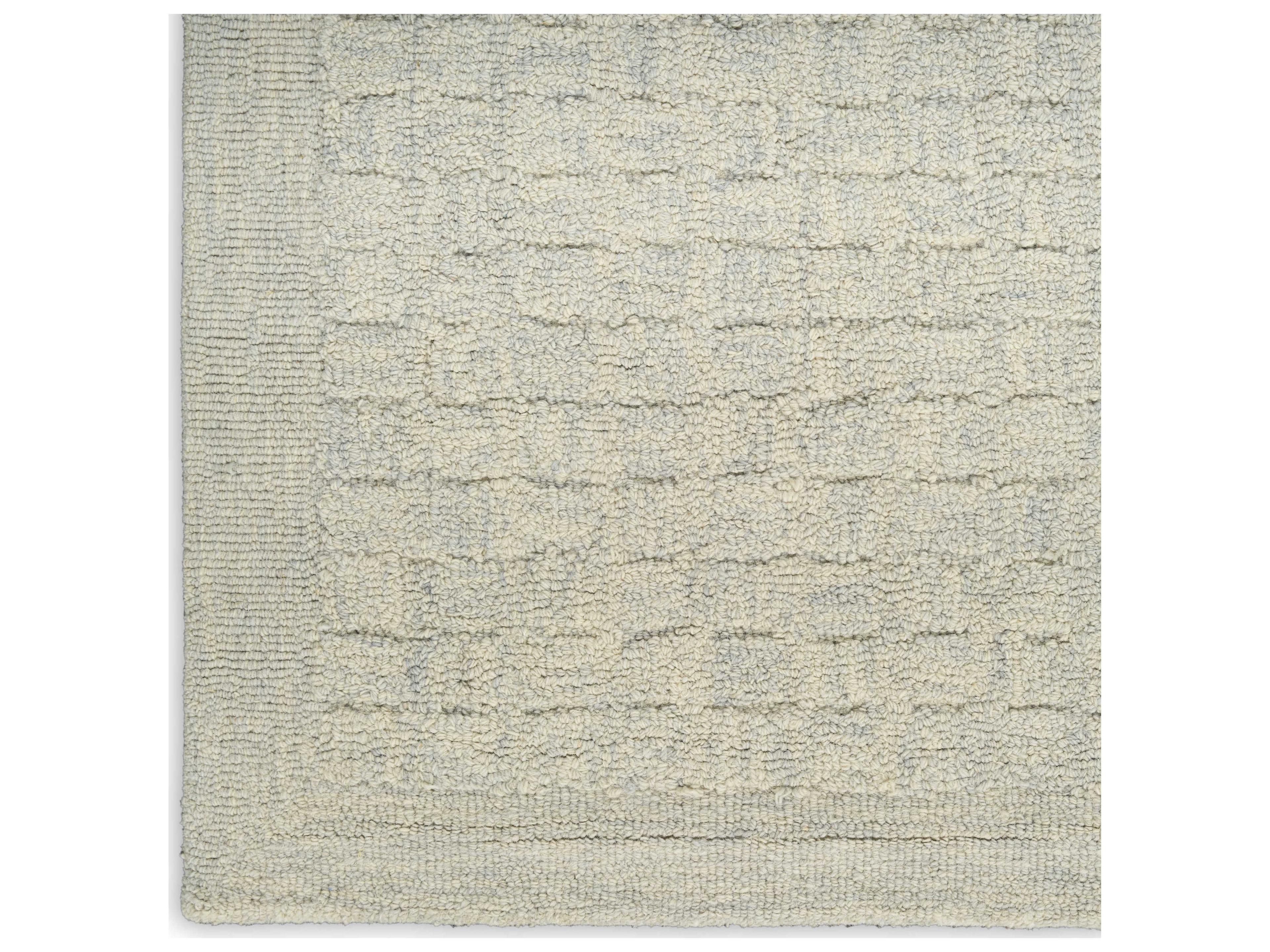 Nourison Pure Grids Bordered Runner Area Rug
