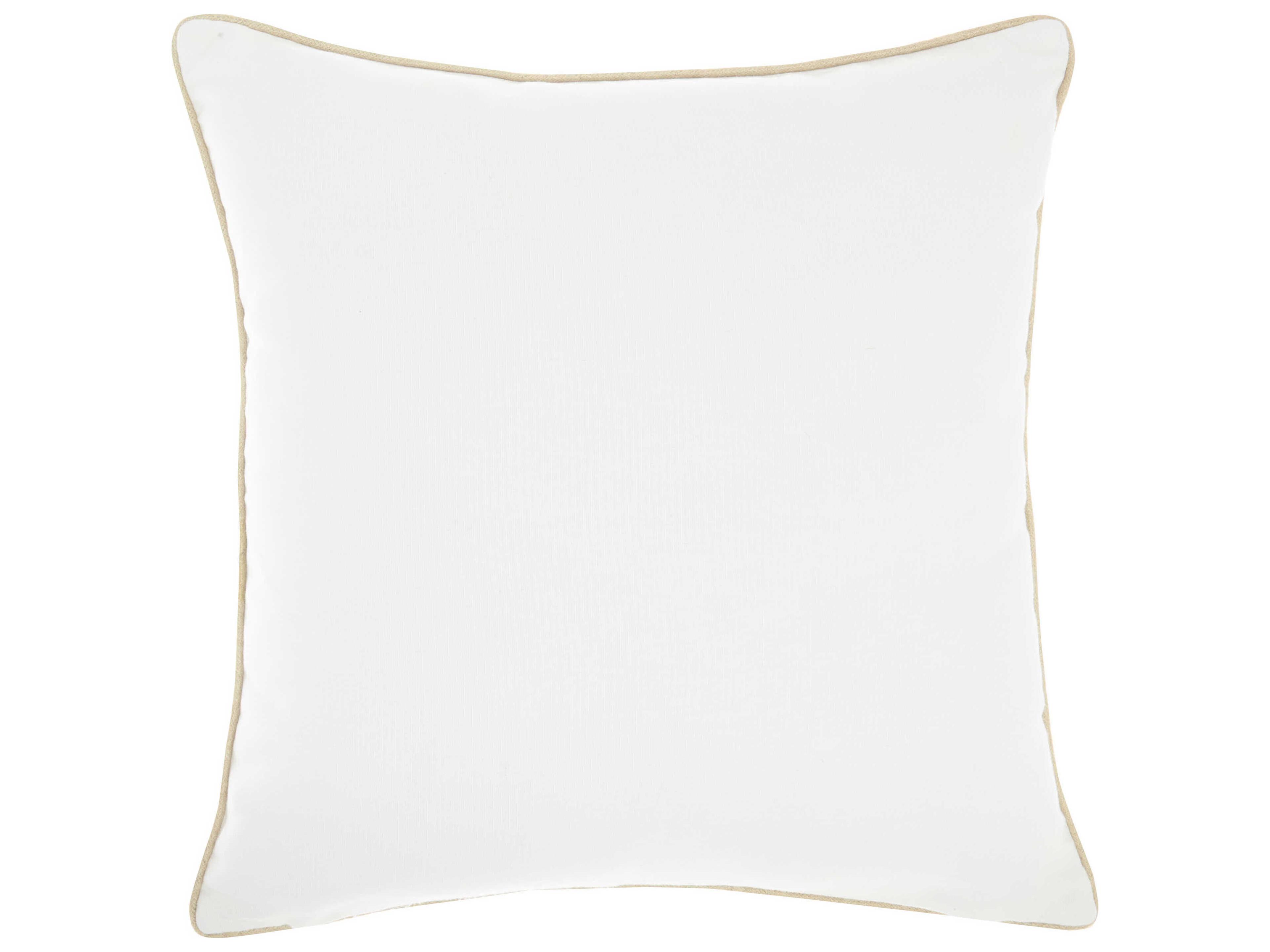 Nourison Sofia Beige 18" x 18" Ombre Met Sequins Pillow