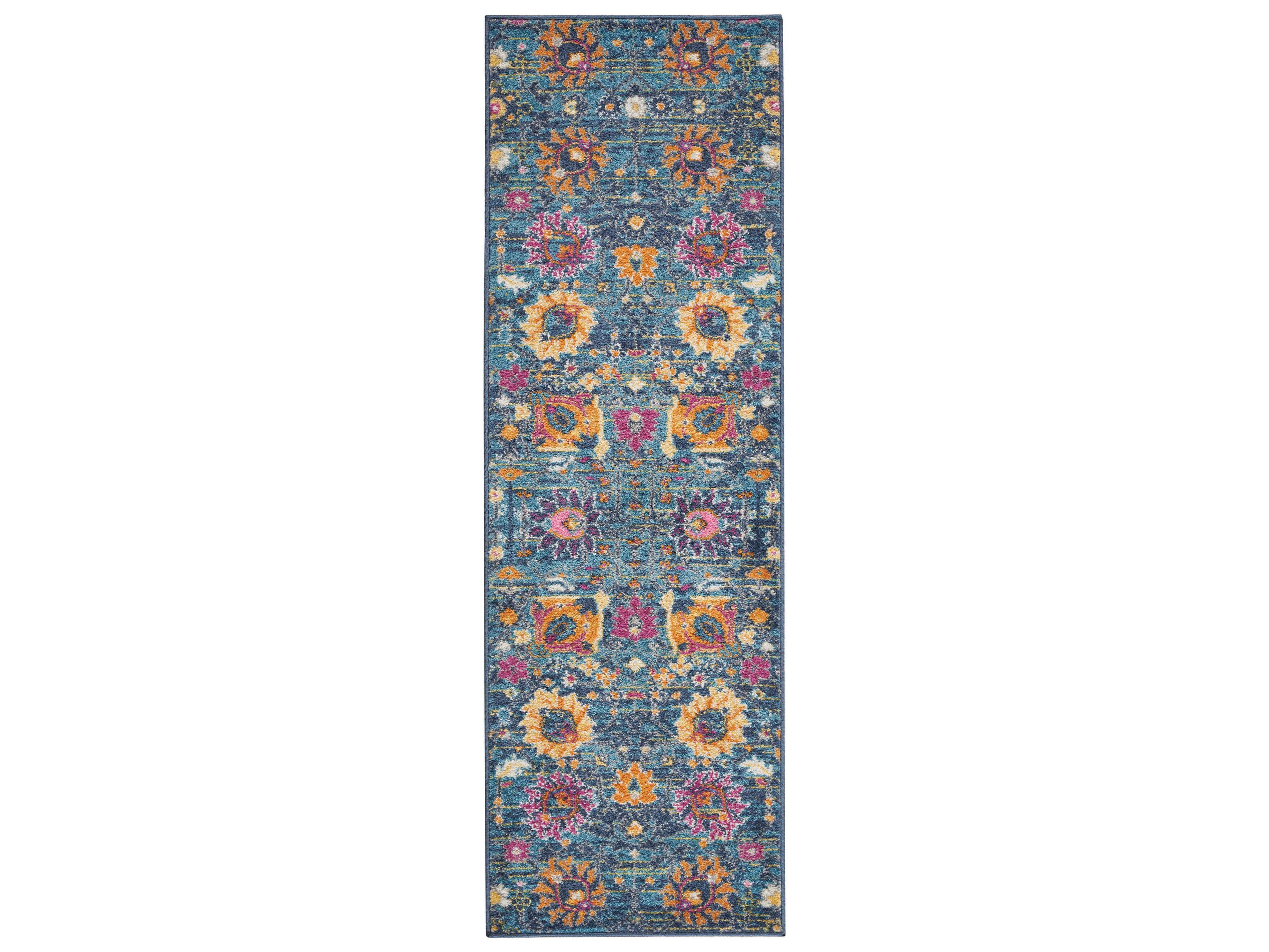 Passion Floral Runner Area Rug