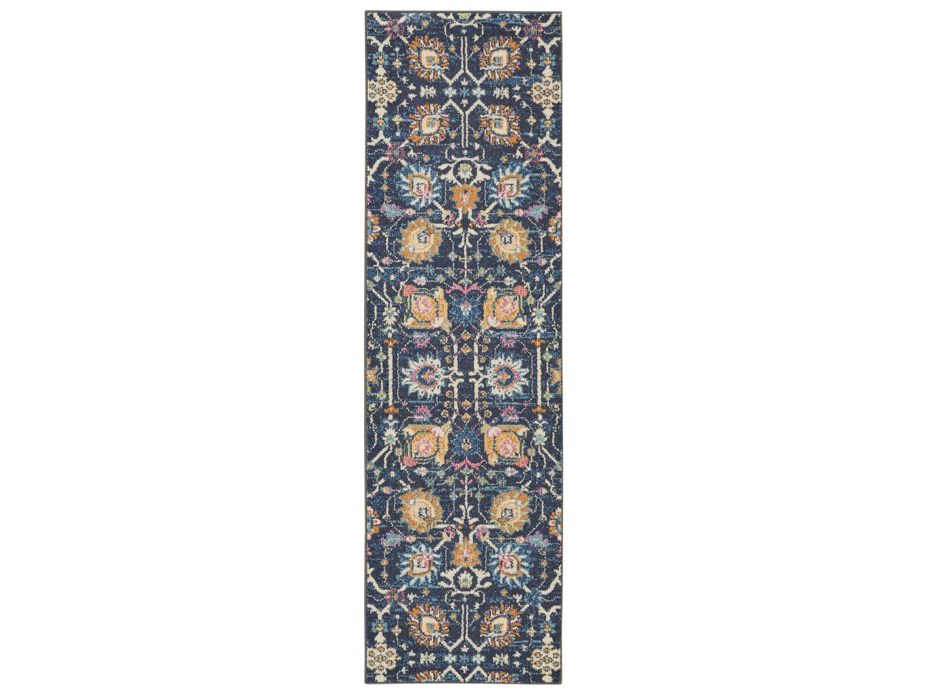 Passion Floral Runner Area Rug