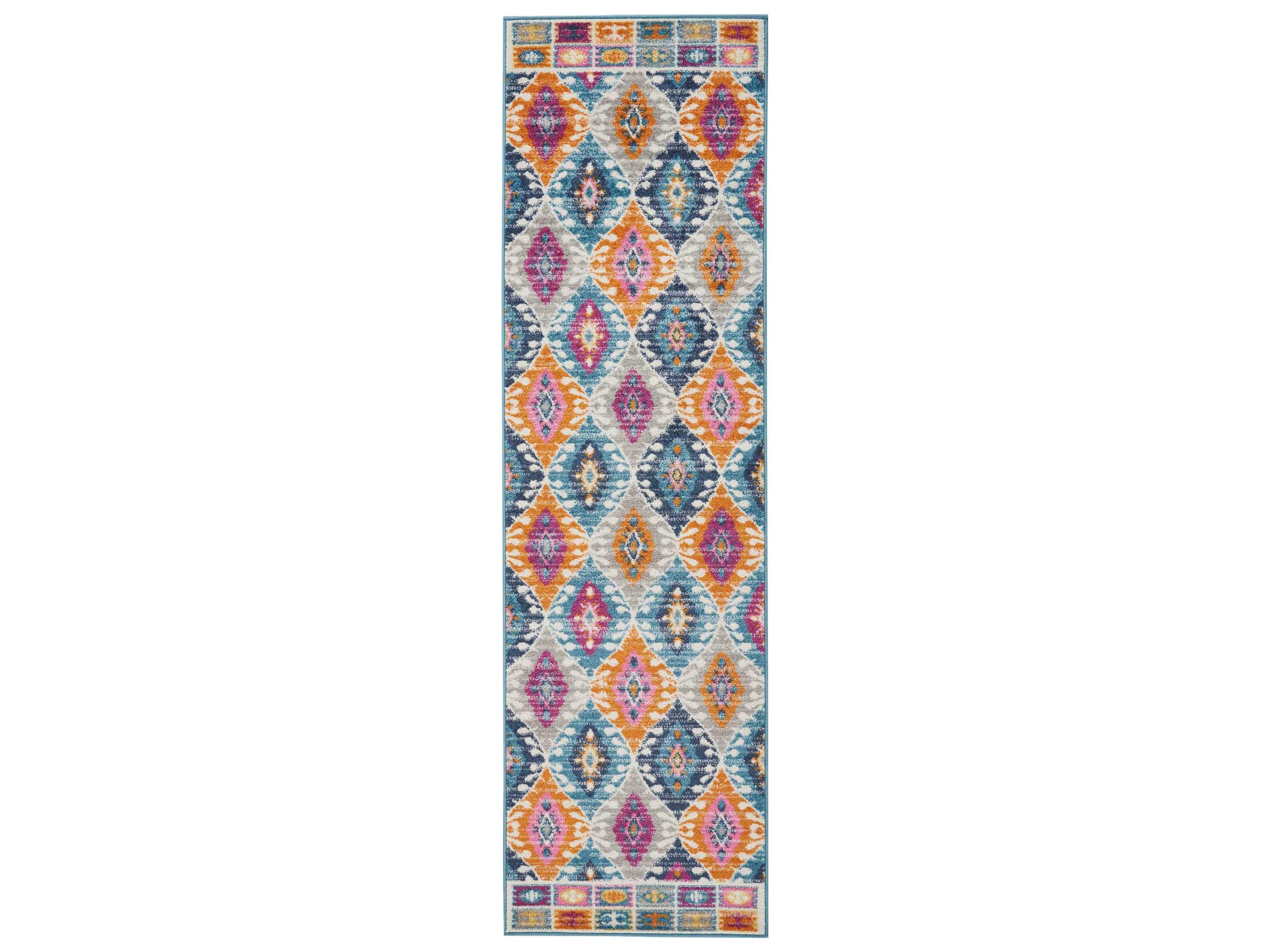 Passion Bordered Runner Area Rug