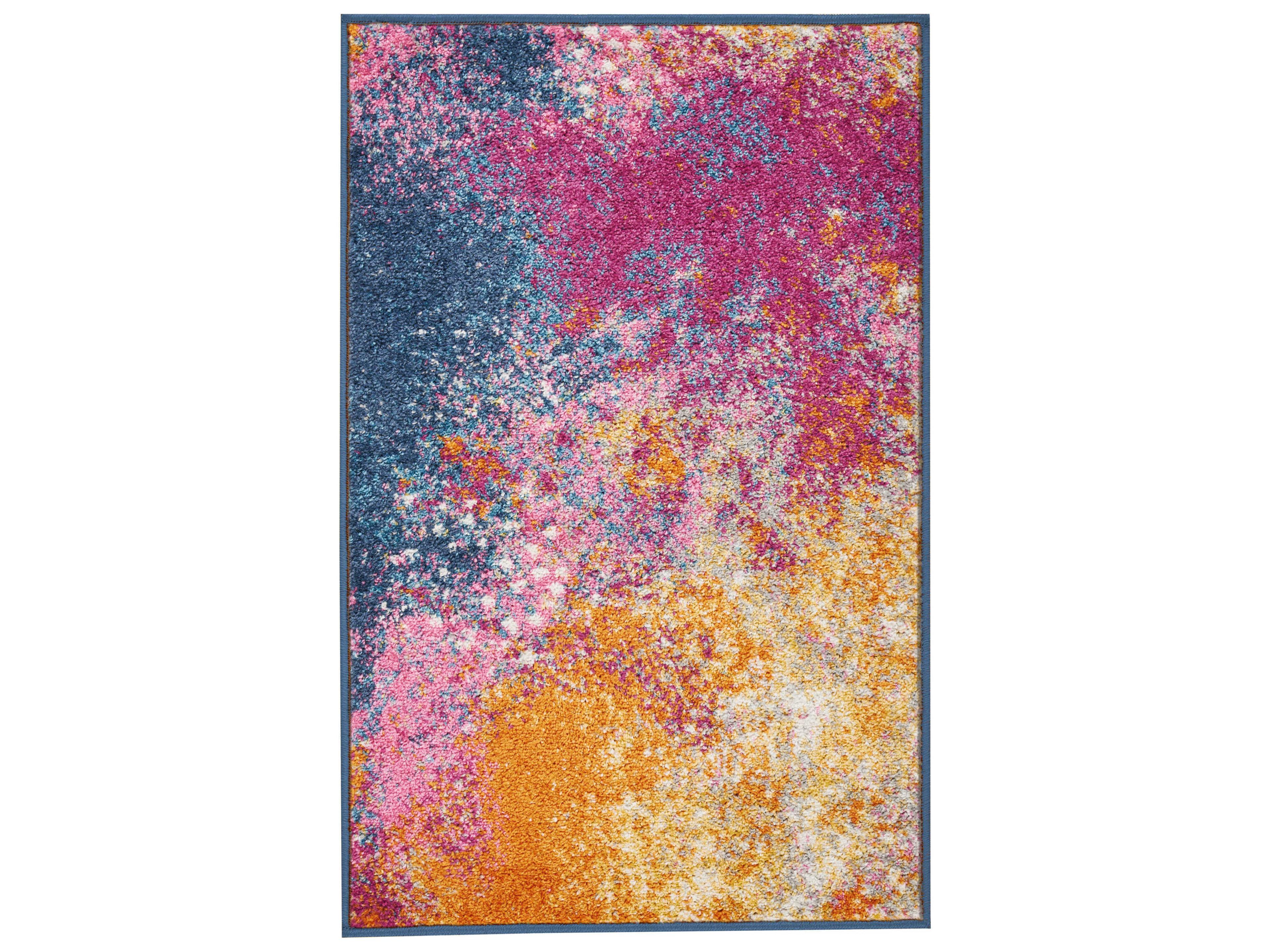 Passion Sunburst Modern Abstract Area Rug