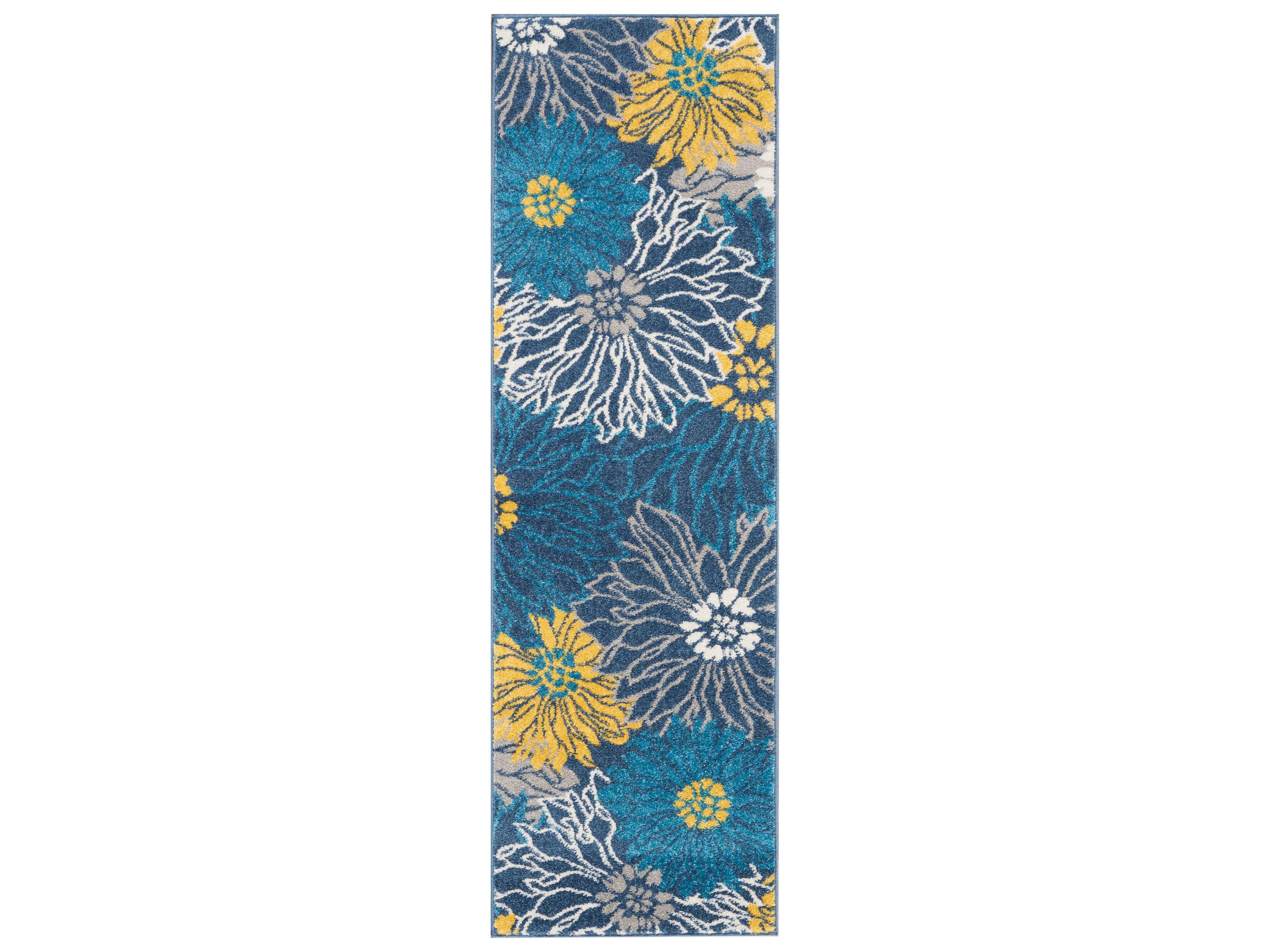 Passion Floral Runner Area Rug