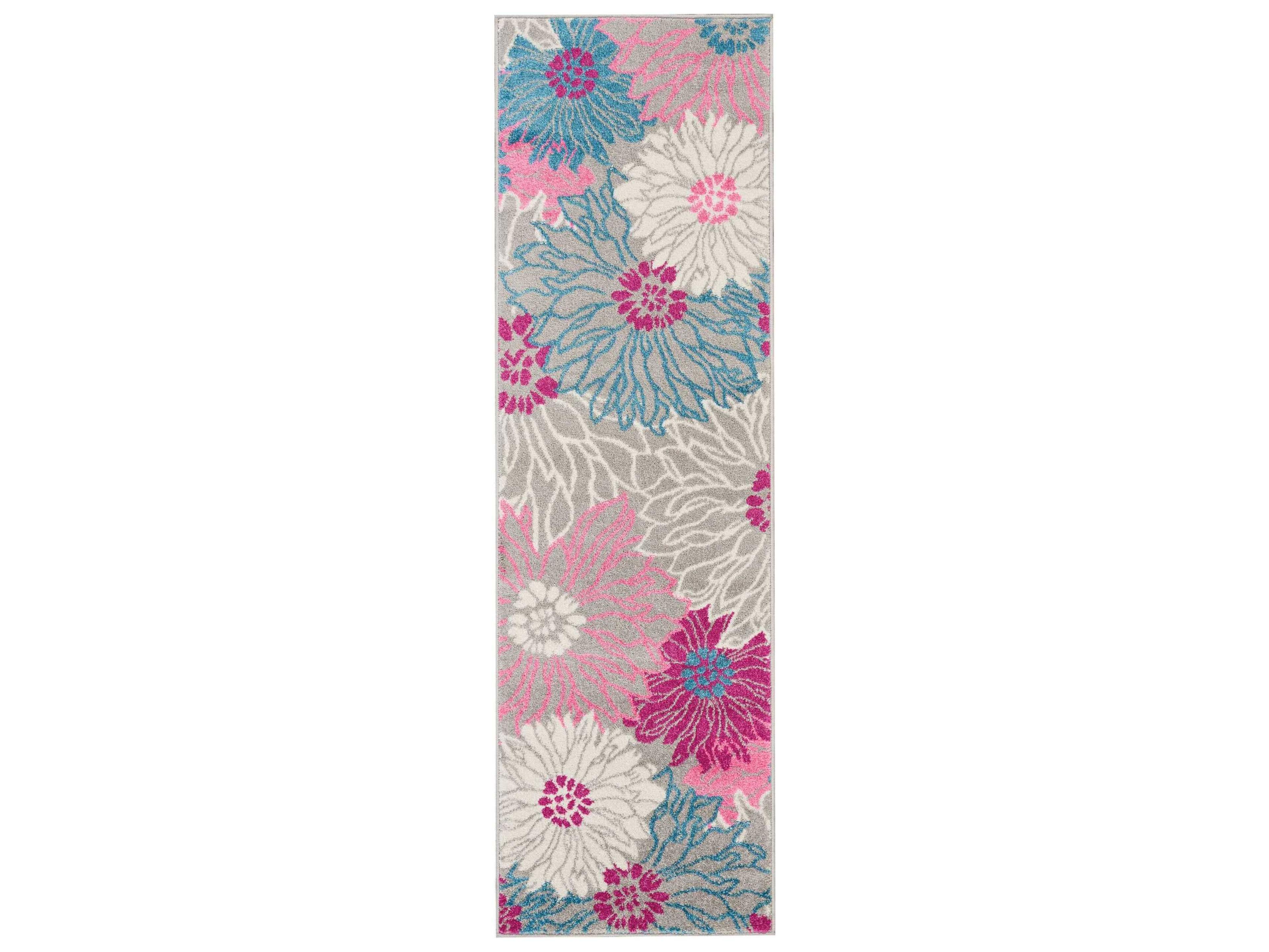 Passion Floral Runner Area Rug