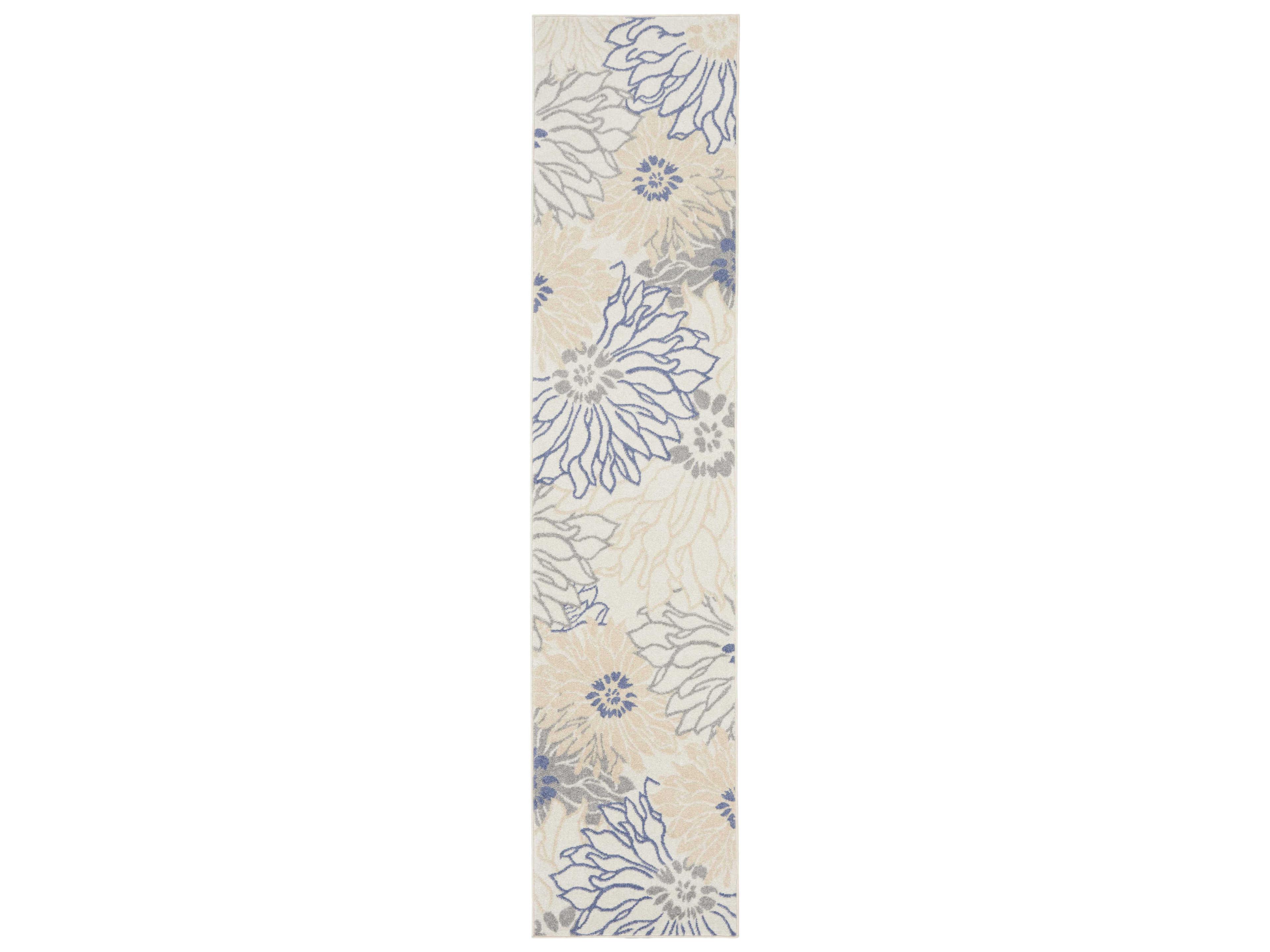 Passion Floral Runner Area Rug