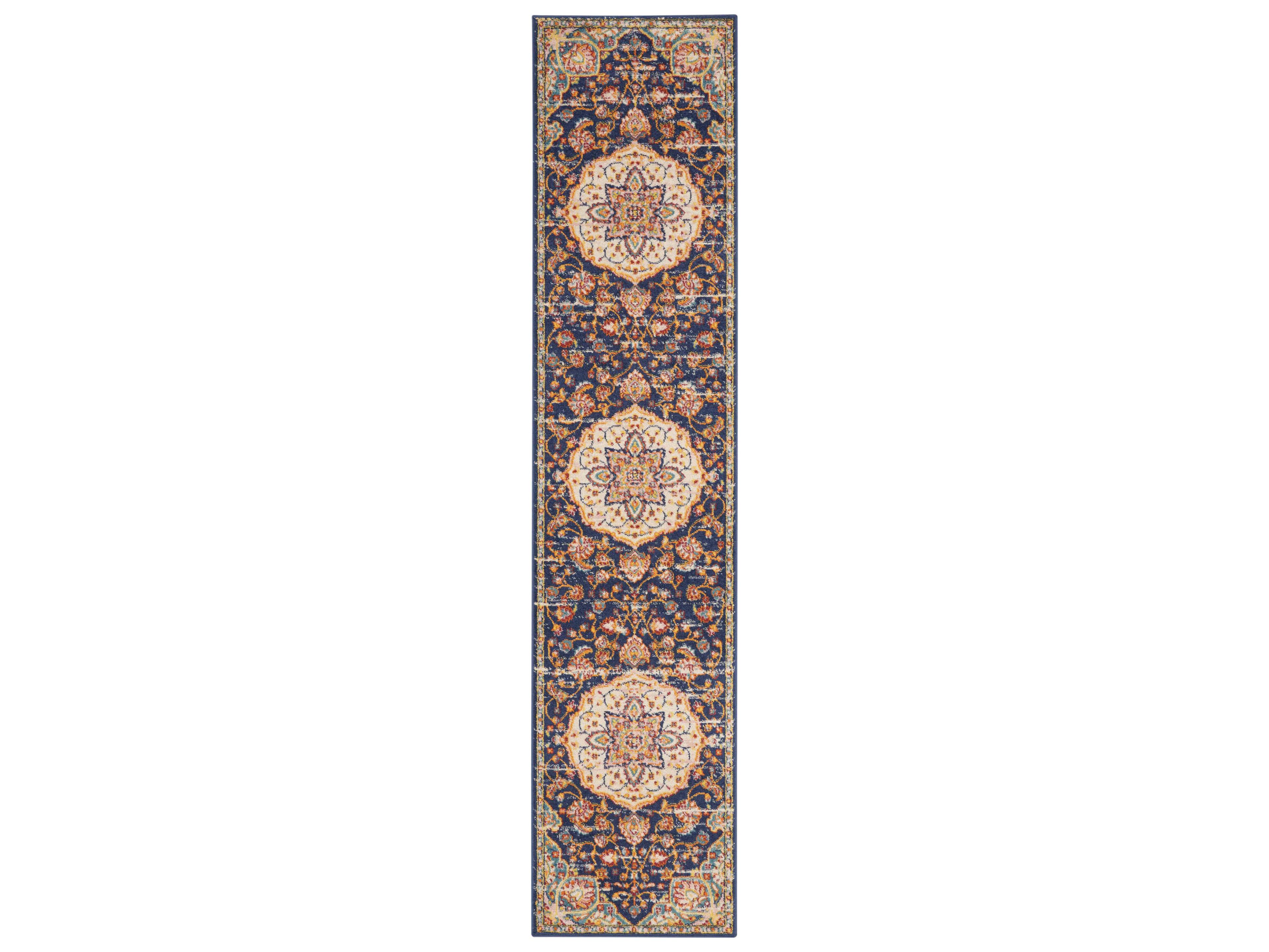 Passion Bordered Runner Area Rug