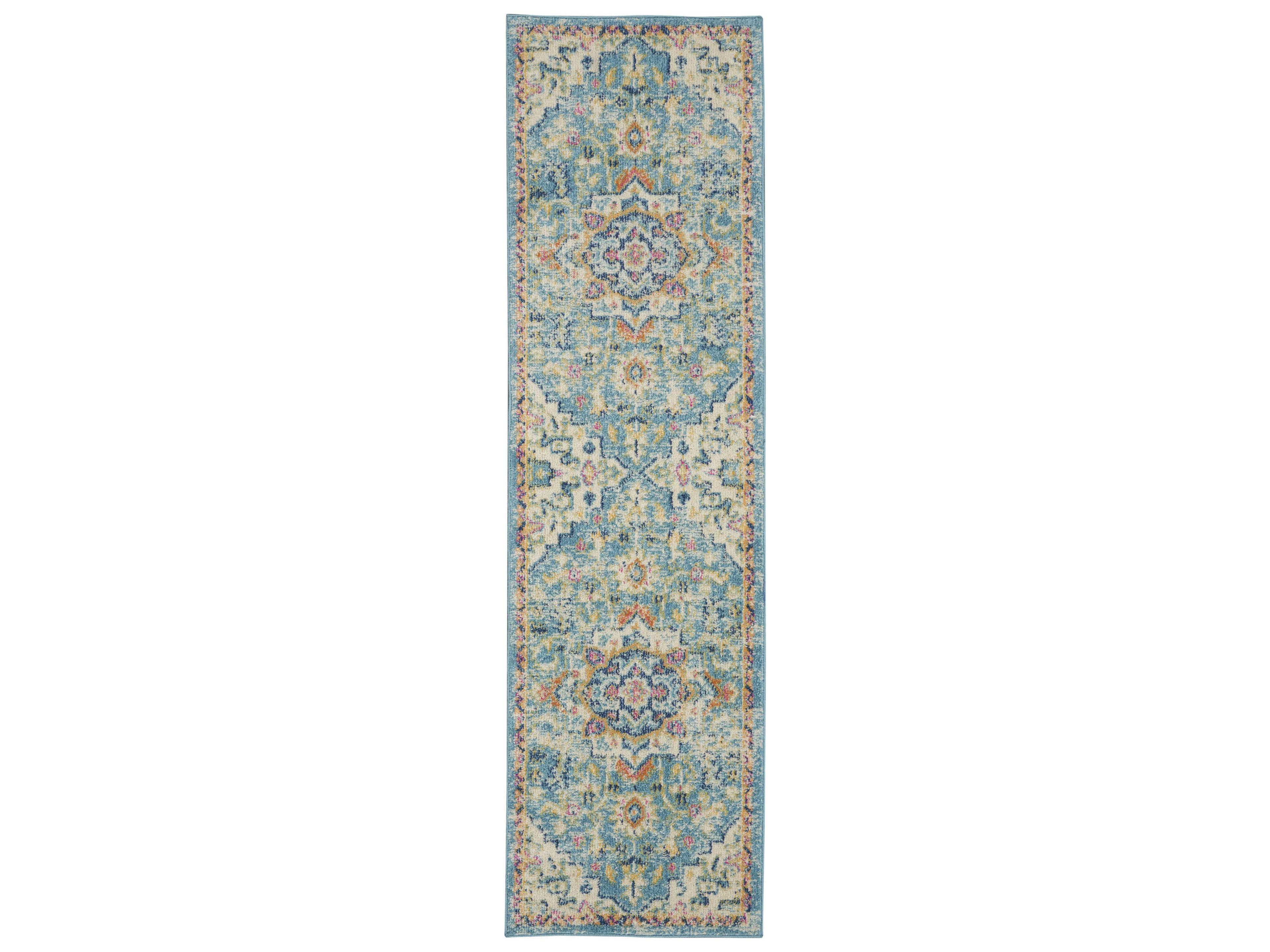 Passion Bordered Runner Area Rug