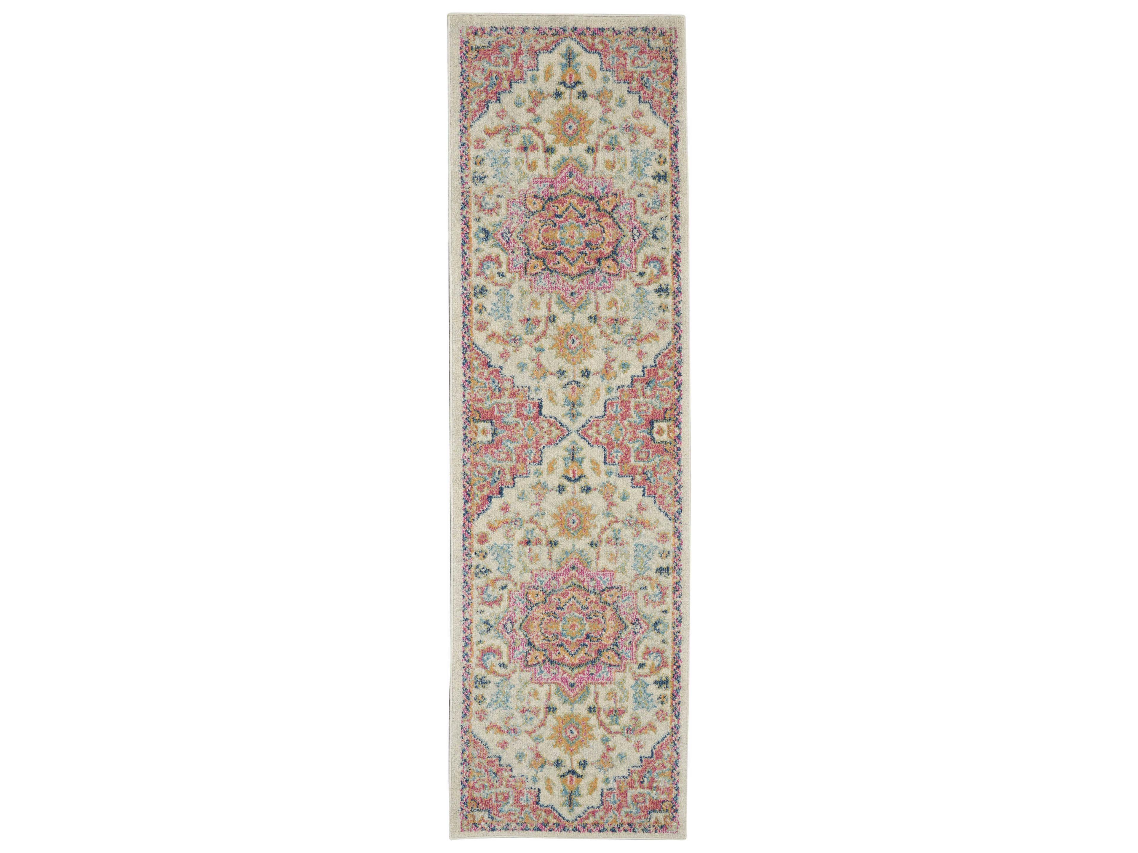 Passion Bordered Runner Area Rug