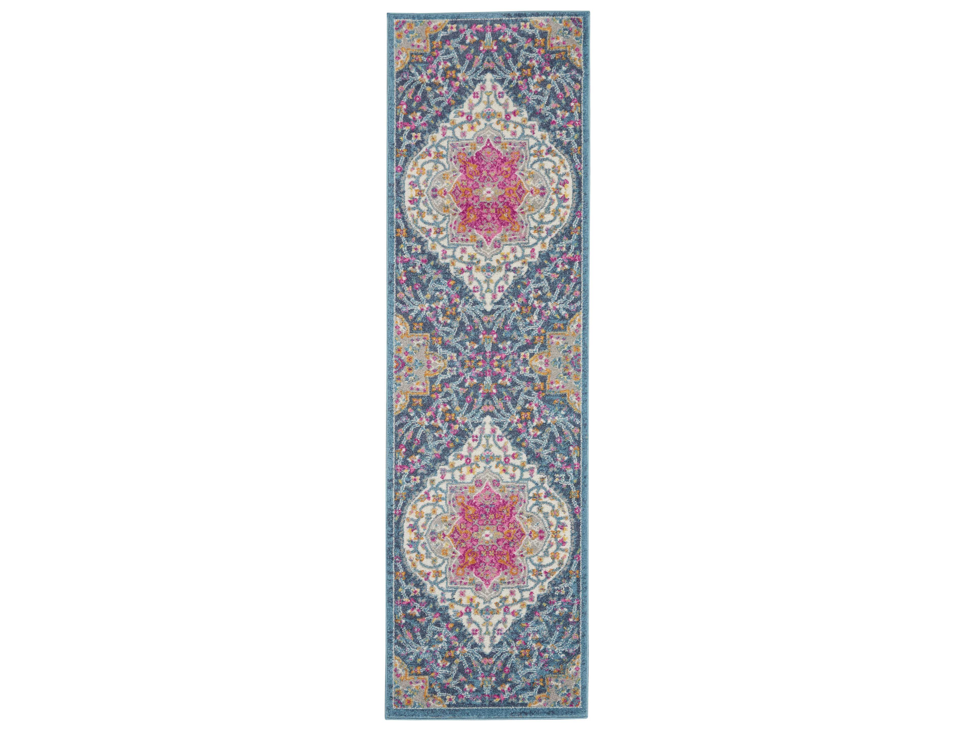 Passion Bordered Runner Area Rug