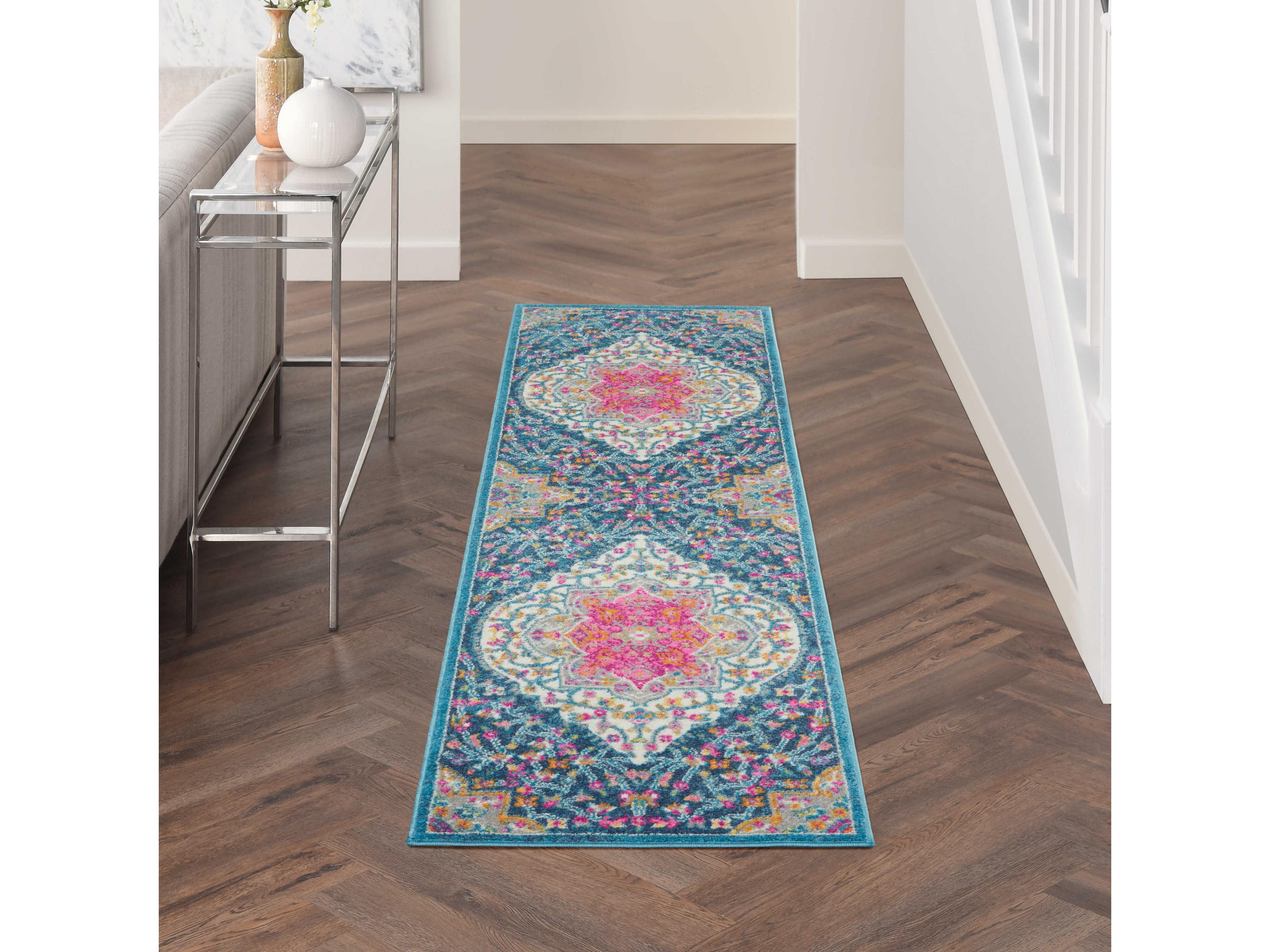 Nourison Passion Bordered Runner Area Rug